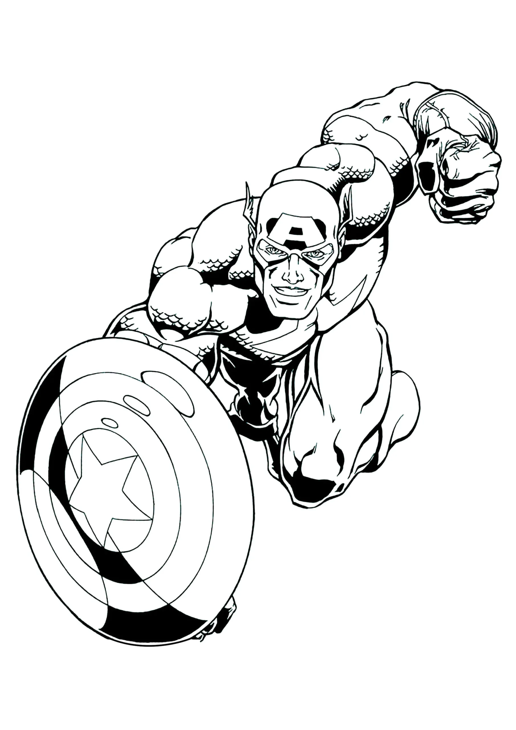 Captain America Captain America Coloring Pages