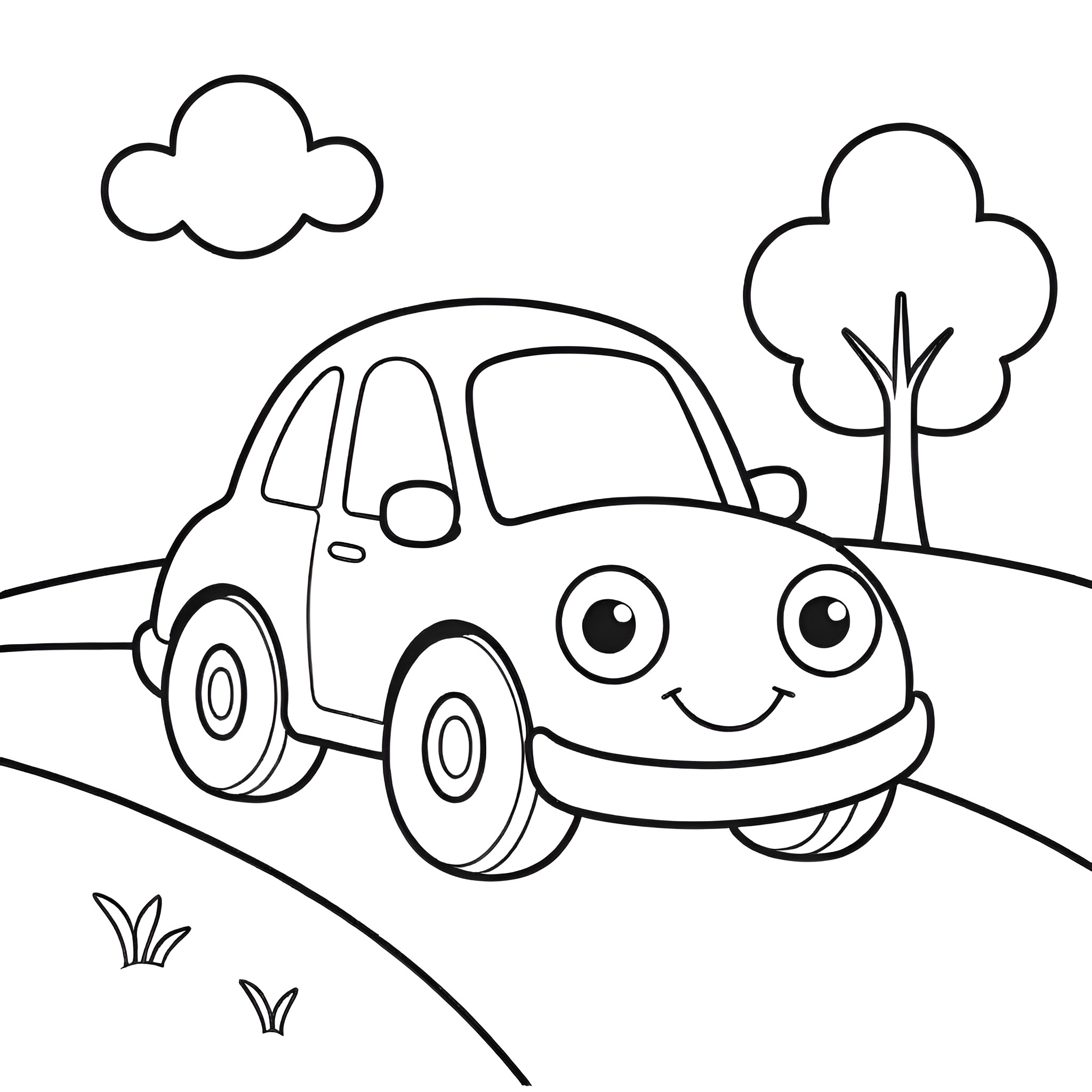 printable colouring pages cars