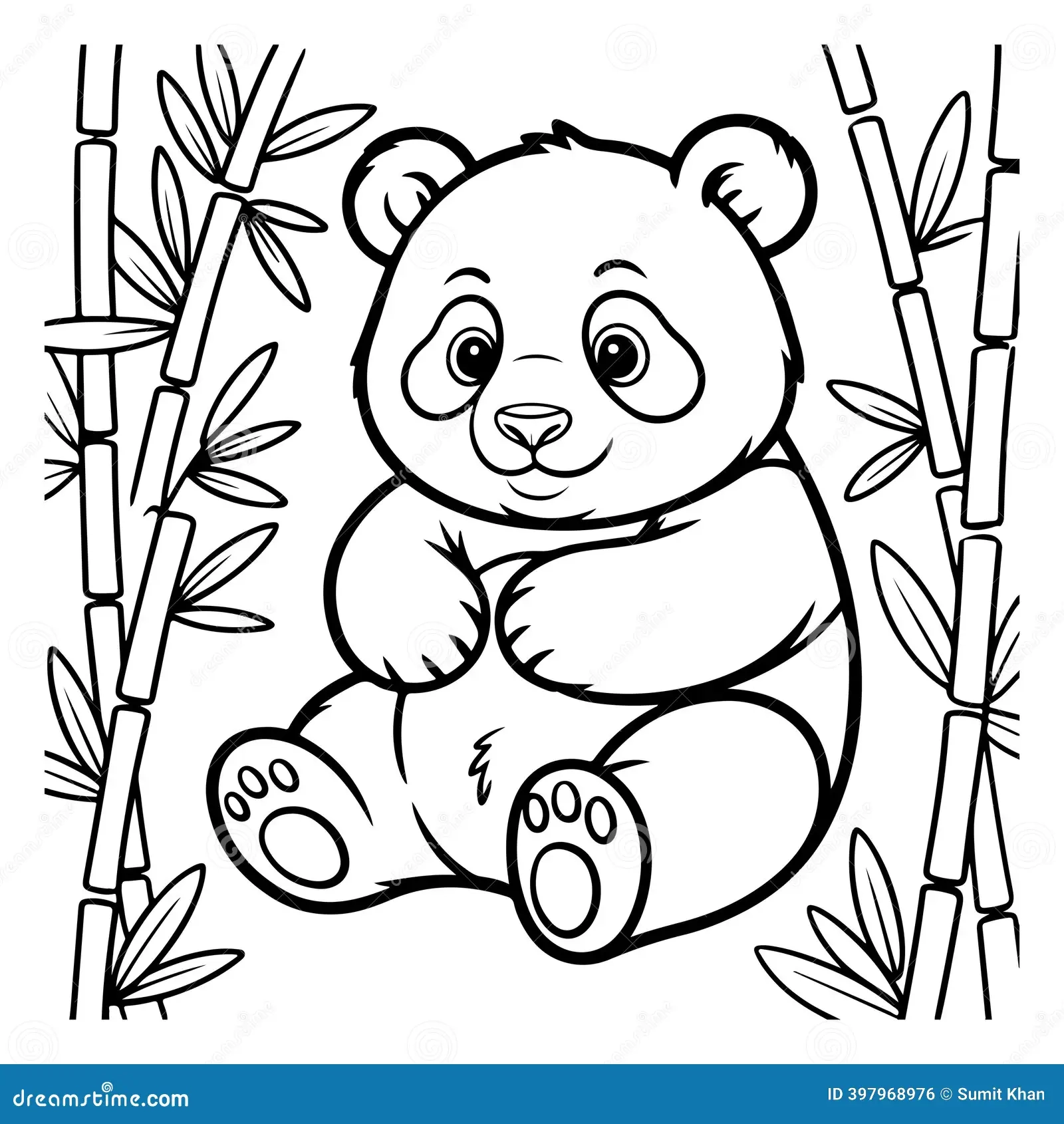 panda bear pictures to color