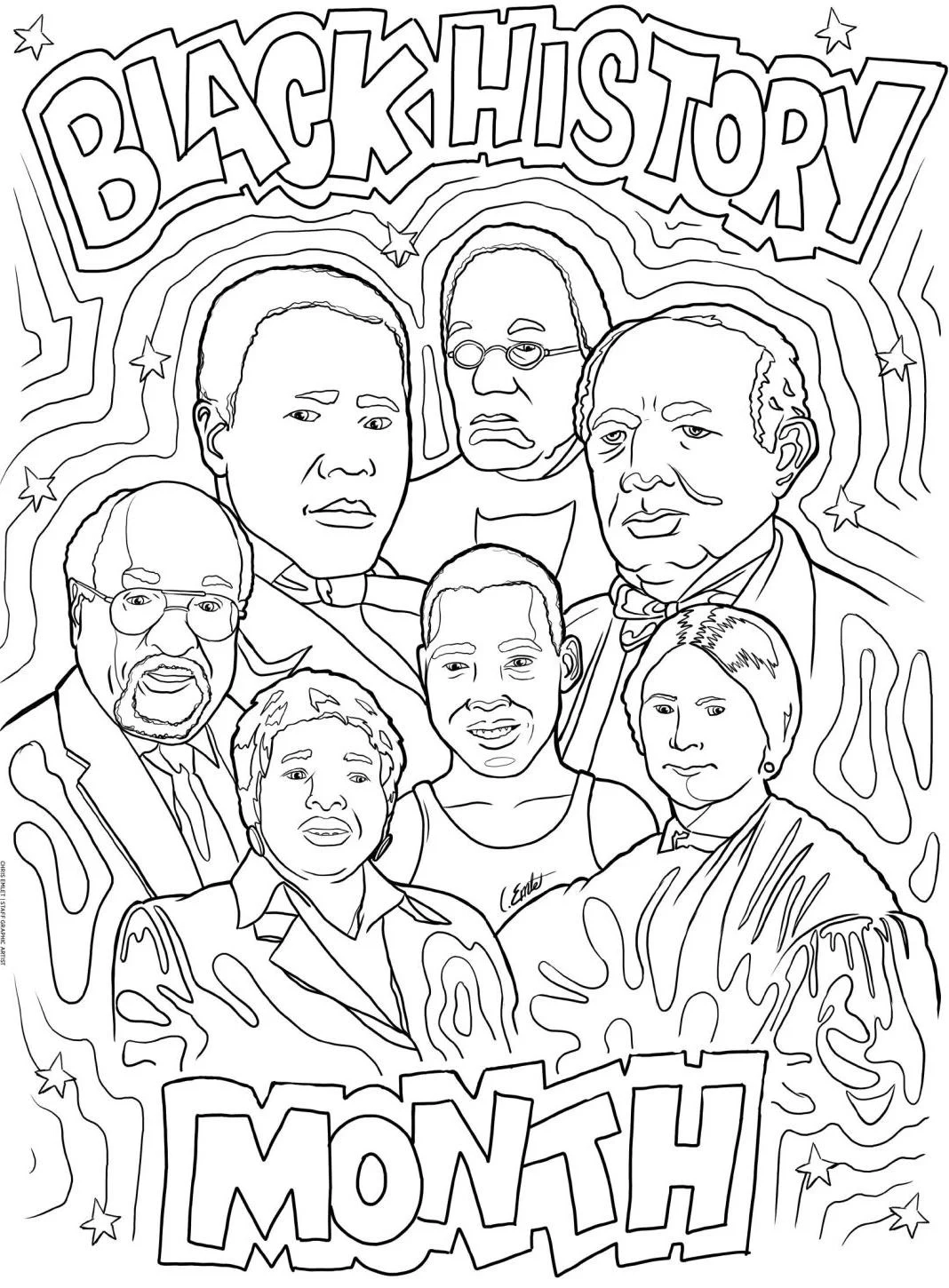 Celebrate Black History Month Download A Coloring Page Featuring Extraordinary Black Individuals From Lancaster Local News Lancasteronline