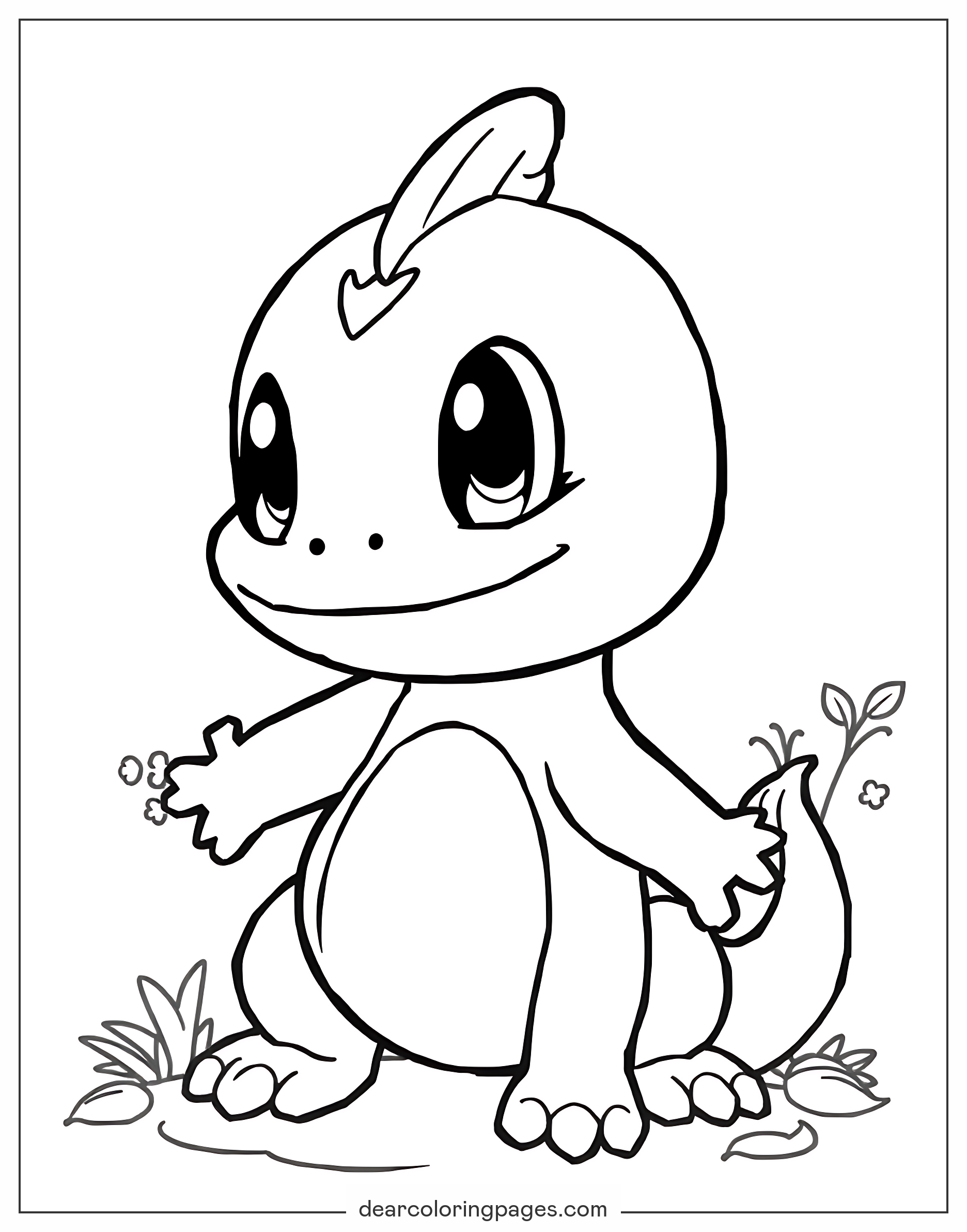 pokemon charmander coloring pages