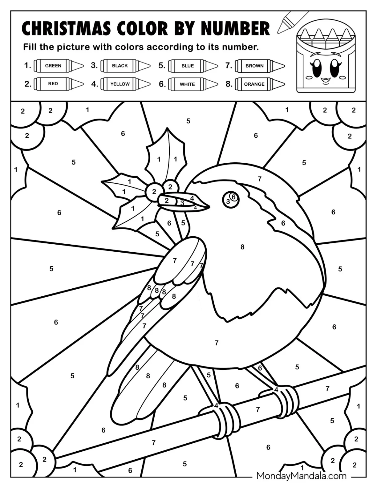 Christmas Color By Number Printables 22 Free PDFs Christmas Color By Number Printables 22 Free PDFs