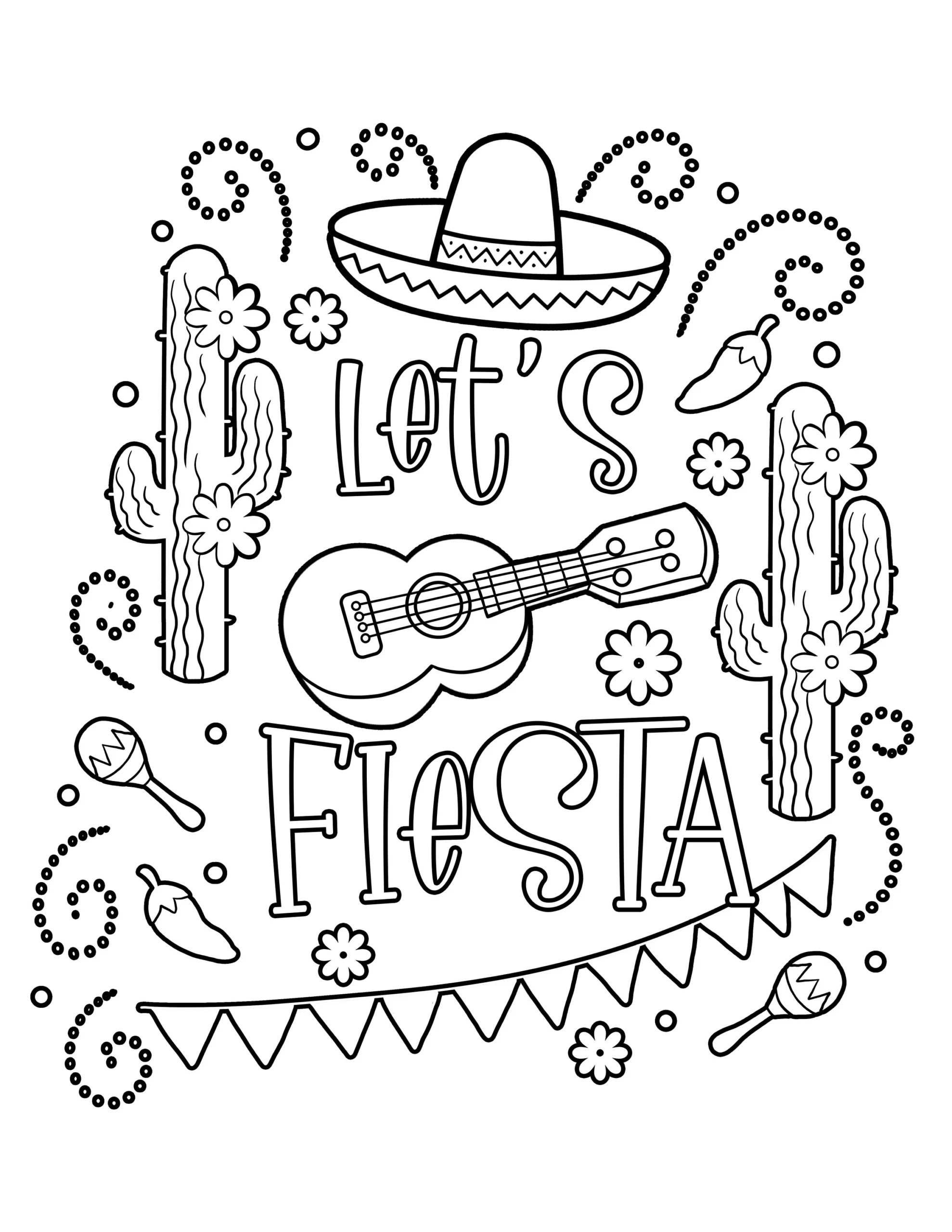 5 de mayo coloring pages