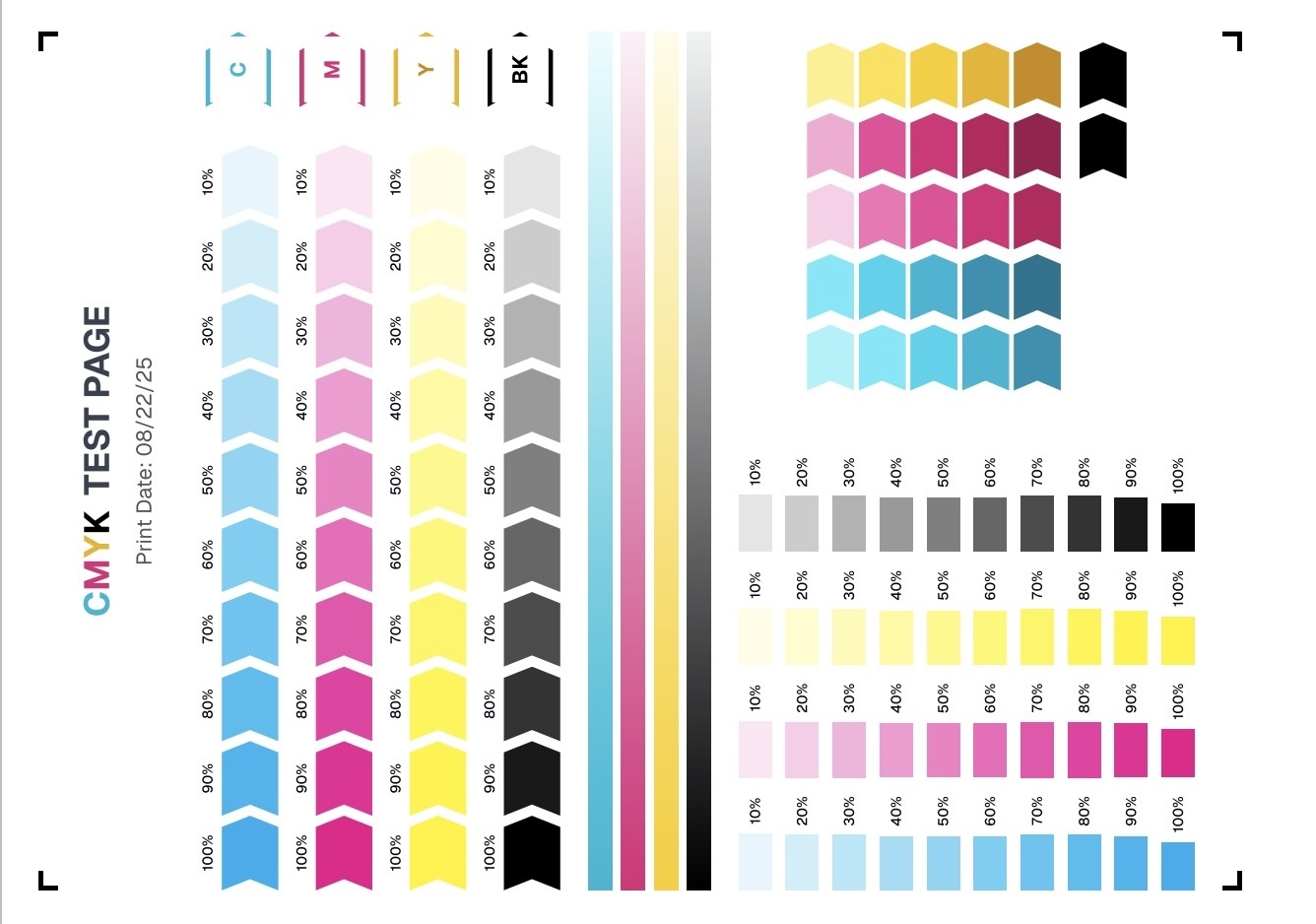 color print test page color print test page
