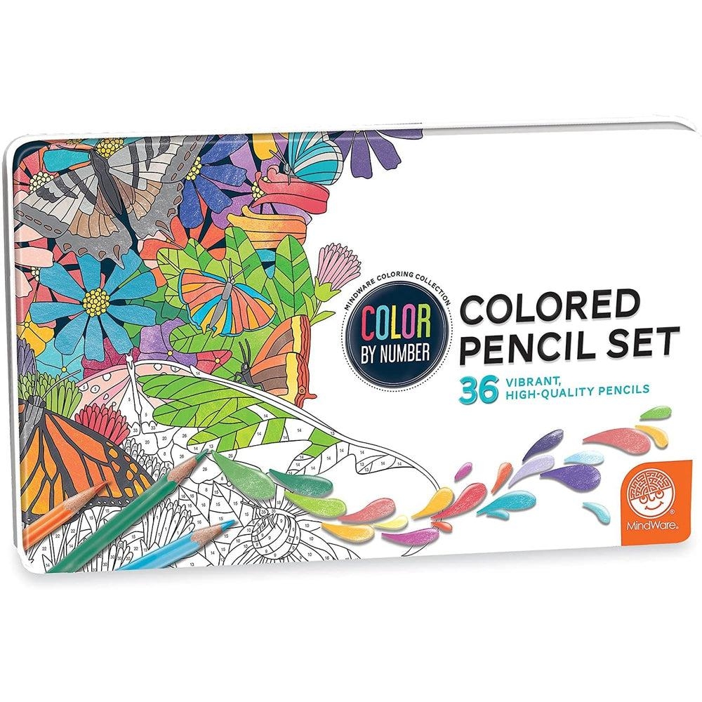 Color By Number 36 Color Pencil Set