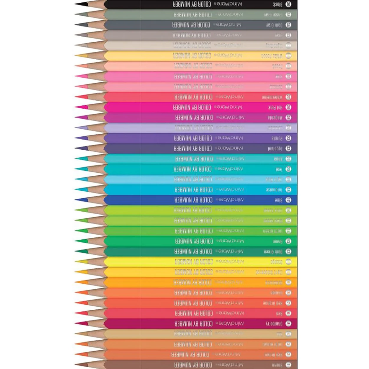 Color By Number Colored Pencil Set 36 Child s Play Toys Store