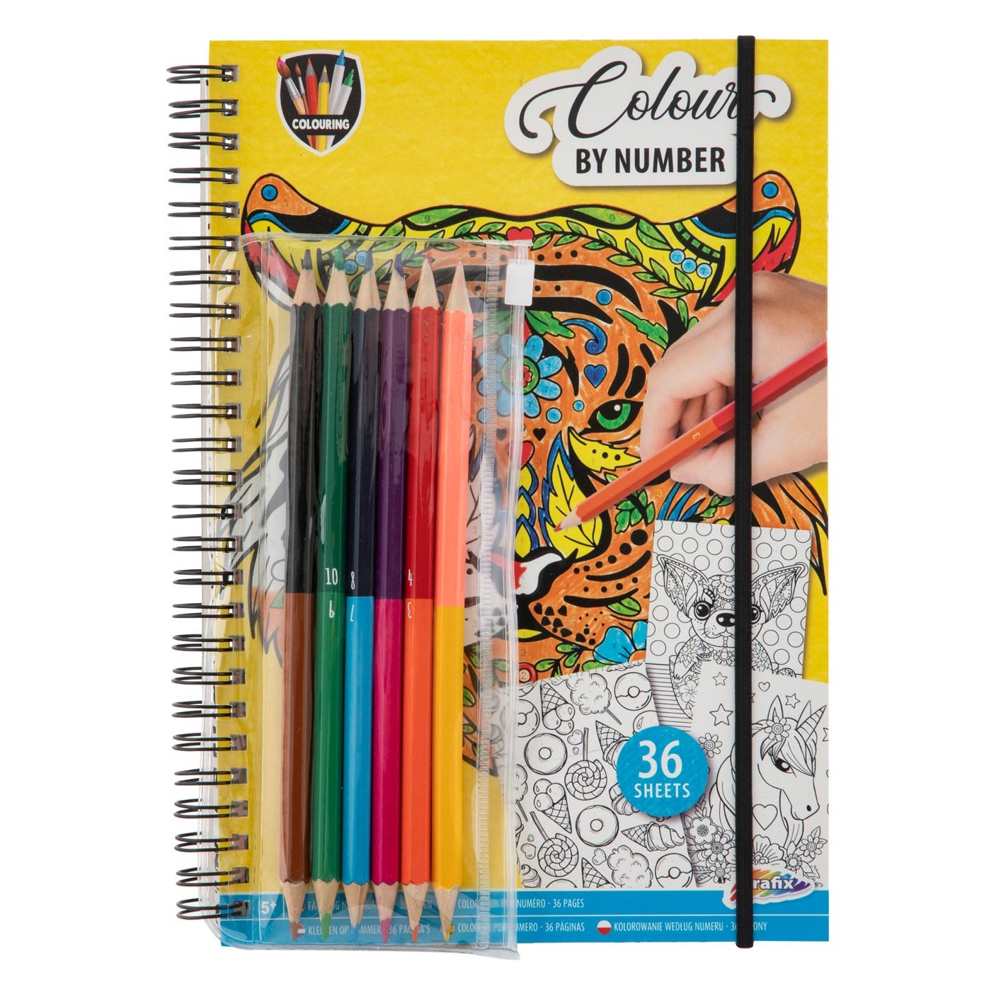 Color By Number Coloring Book With Colored Pencils Thimble Toys Color By Number Coloring Book With Colored Pencils Thimble Toys