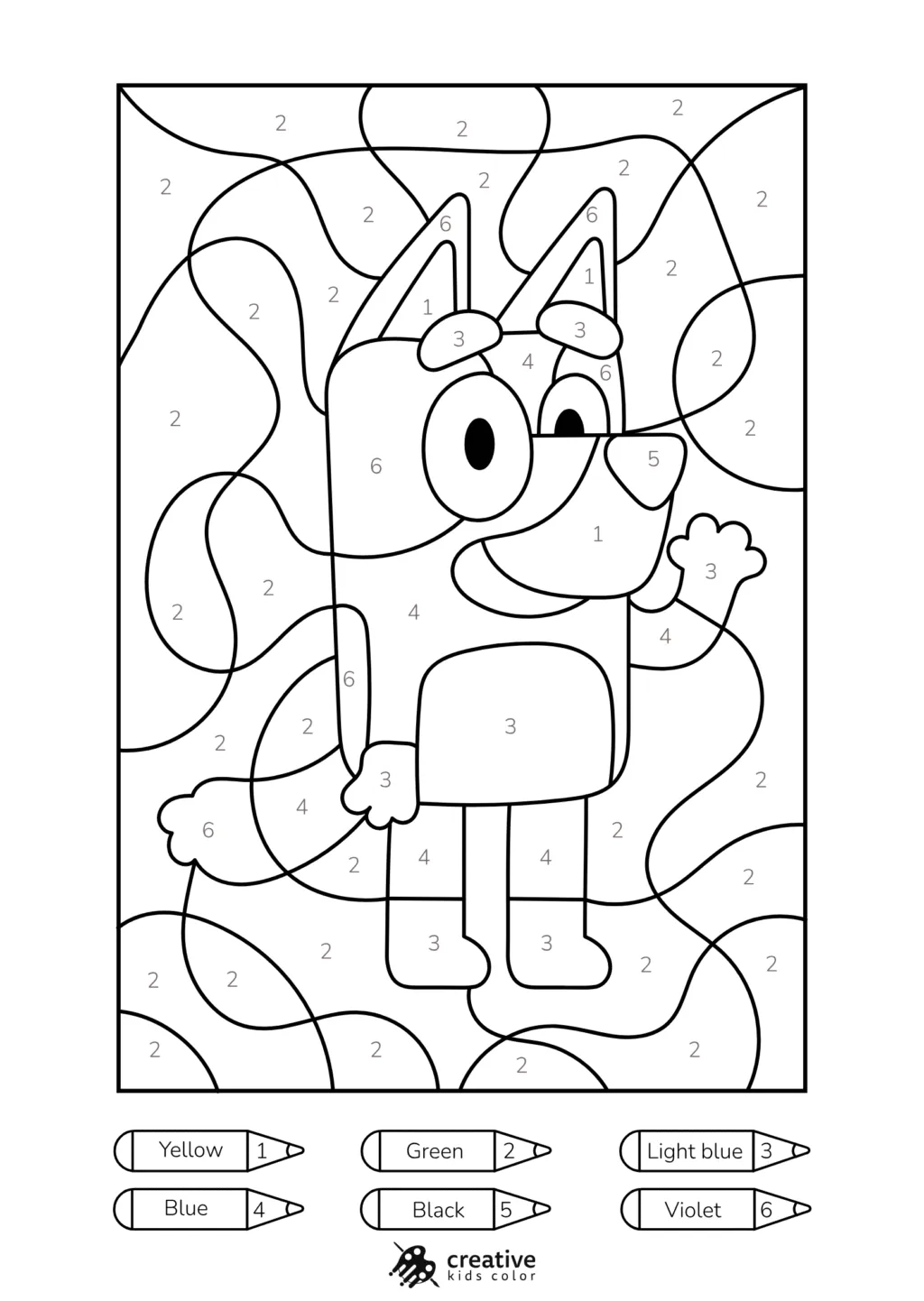 Color By Number Coloring Pages 50 Free PDF Printables 