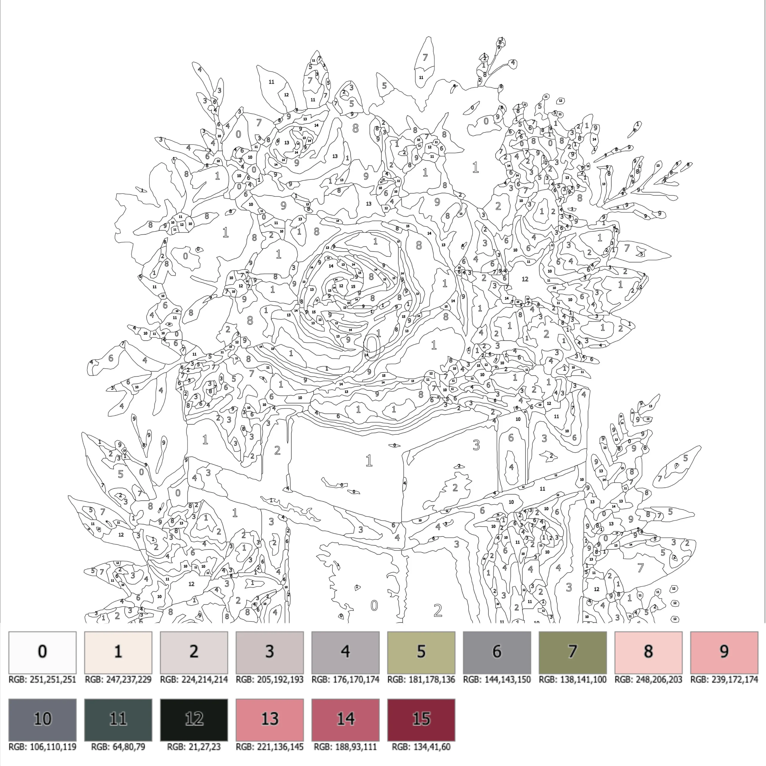 Color By Number For Adult Paint By Number Printable beauty Wedding Box Coloring Pages sheets Digital Download advanced Detailed Book 1147 Etsy Color By Number For Adult Paint By Number Printable beauty Wedding Box Coloring Pages sheets Digital Download advanced Detailed Book 1147 Etsy