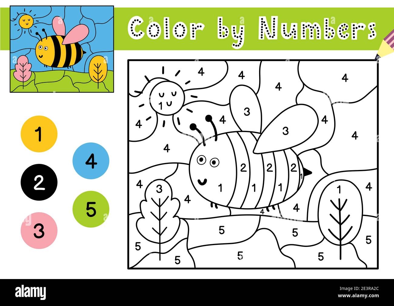 number by number coloring pages