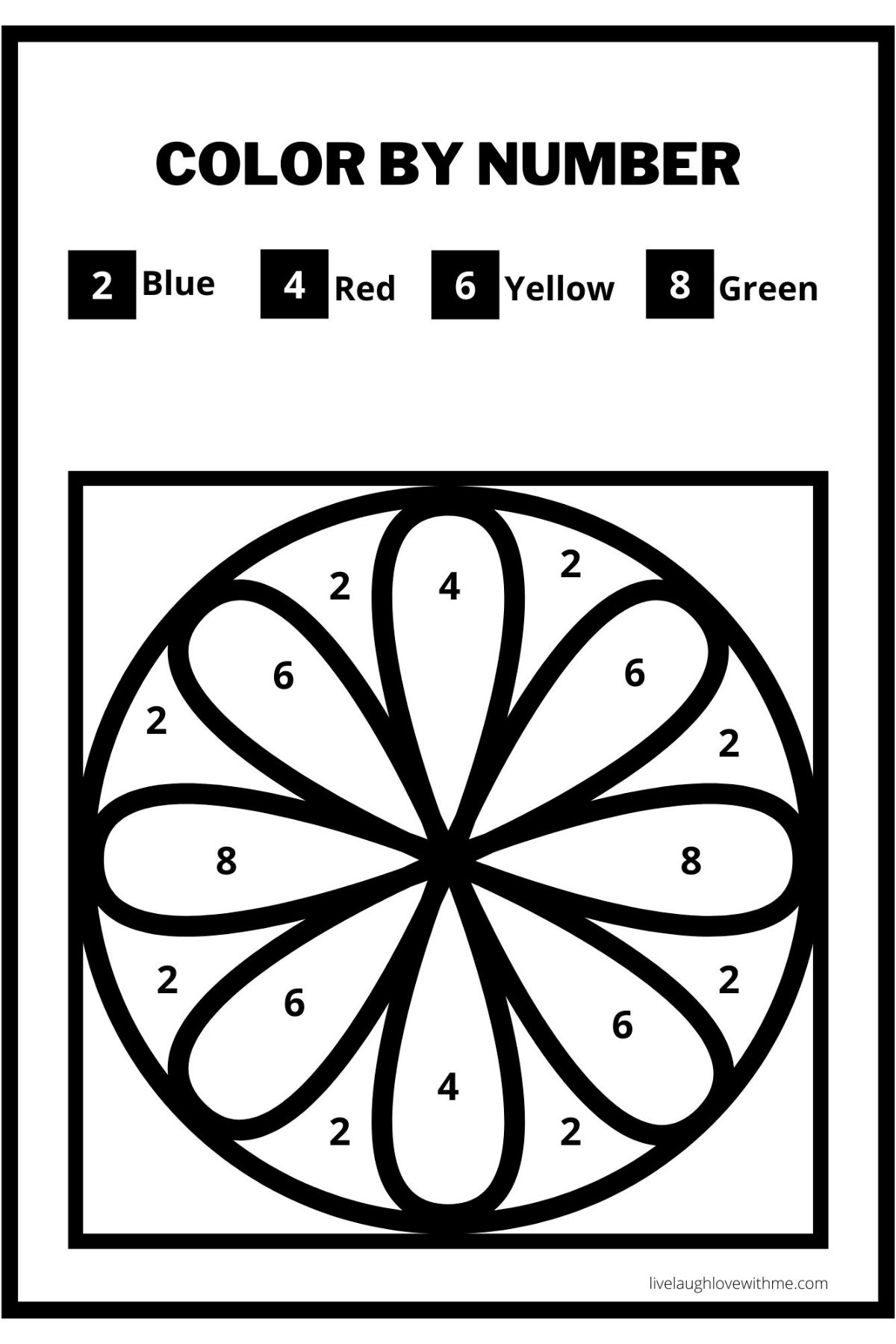 Color By Number Kids Coloring Pages Free Printable Color By Number Kids Coloring Pages Free Printable