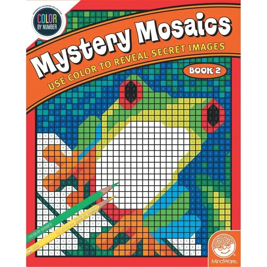 Color By Number Mystery Mosaics Book 2 MindWare