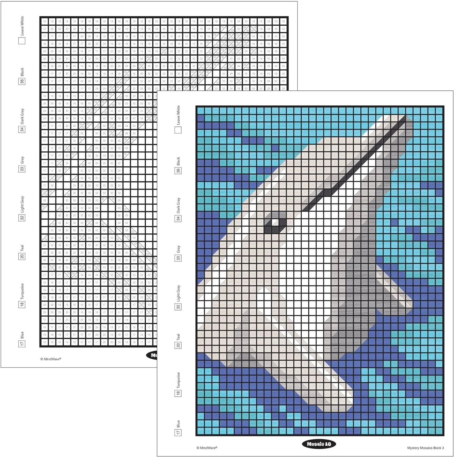 mosaic color by number mosaic color by number
