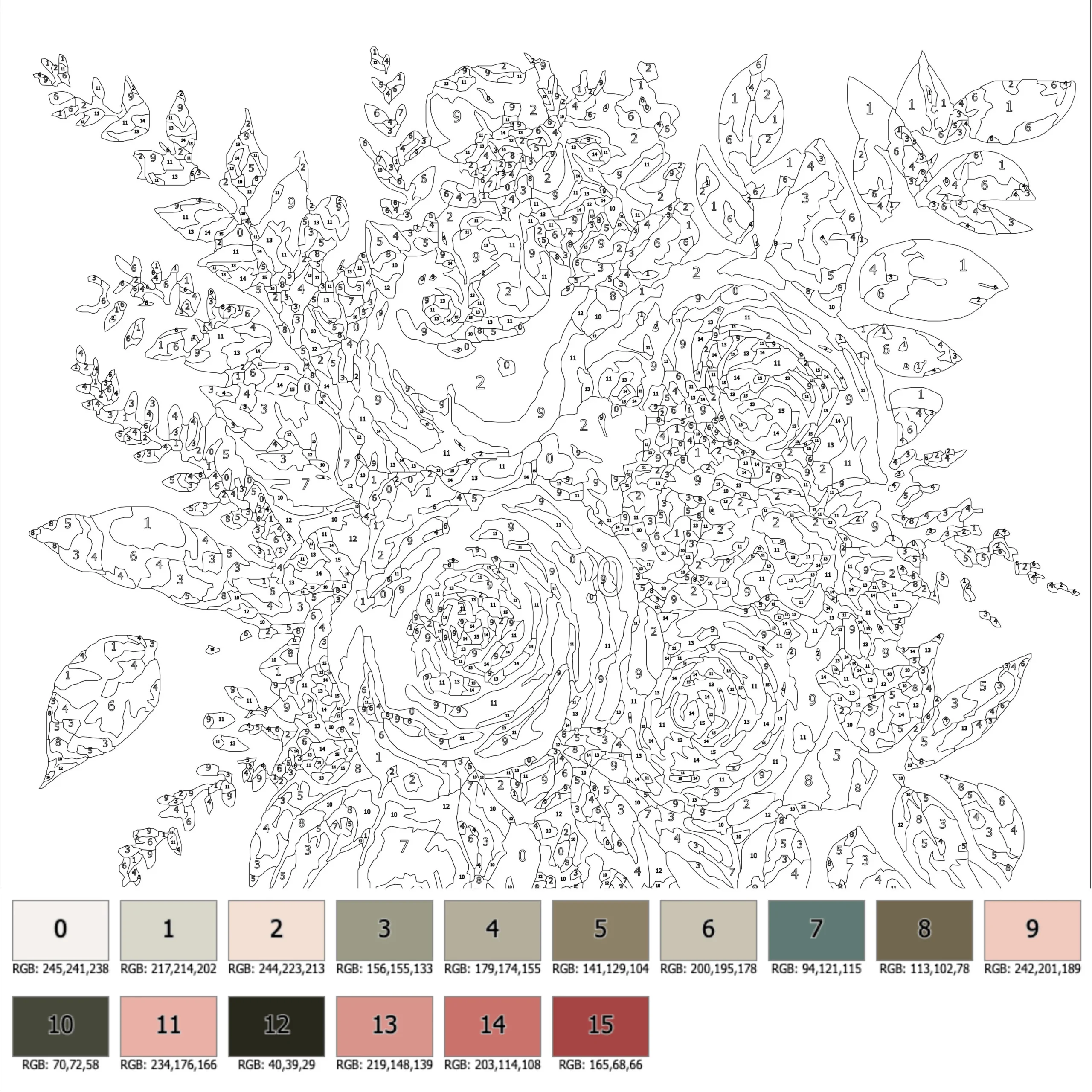 Color By Number Printable paint By Number For Adult beautiful Flower realistic Coloring Sheets Page Digital Download advanced Book 225 Etsy Color By Number Printable paint By Number For Adult beautiful Flower realistic Coloring Sheets Page Digital Download advanced Book 225 Etsy