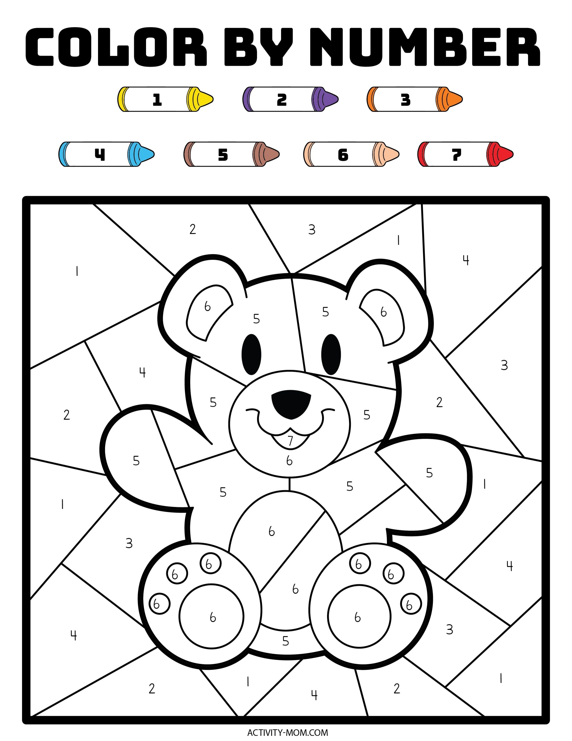 color by number printable color by number printable
