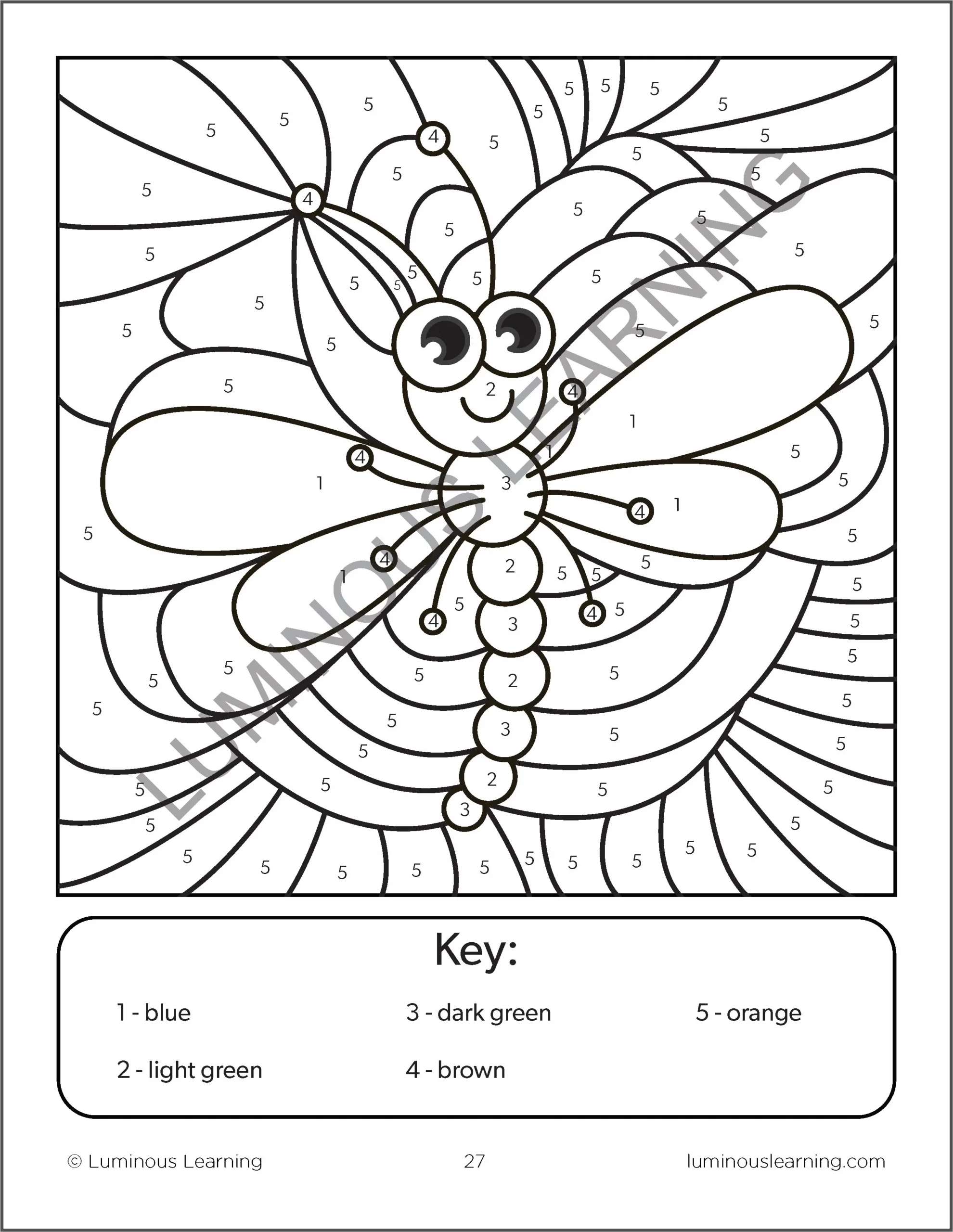 Color By Numbers Bugs Math Activity Book For Kids Color By Numbers Bugs Math Activity Book For Kids