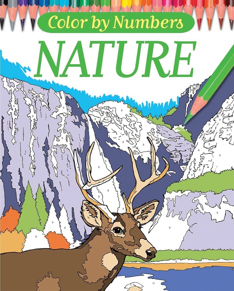 Color By Numbers Nature Chartwell Coloring Books Smith Duncan 9780785834120 Amazon Books