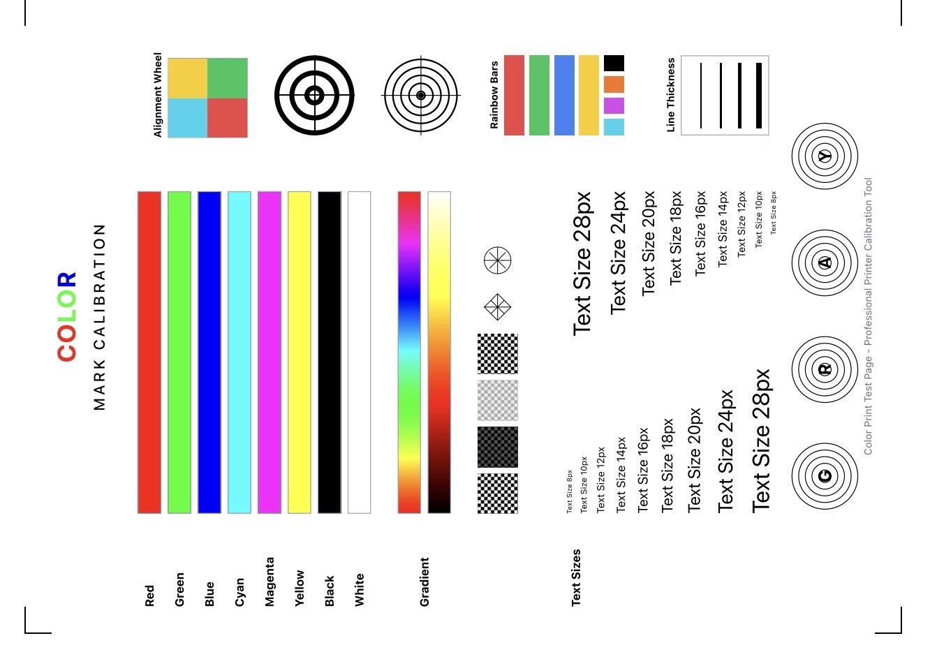 Color Print Test Page Free Test To Check Color Printing Color Print Test Page Free Test To Check Color Printing