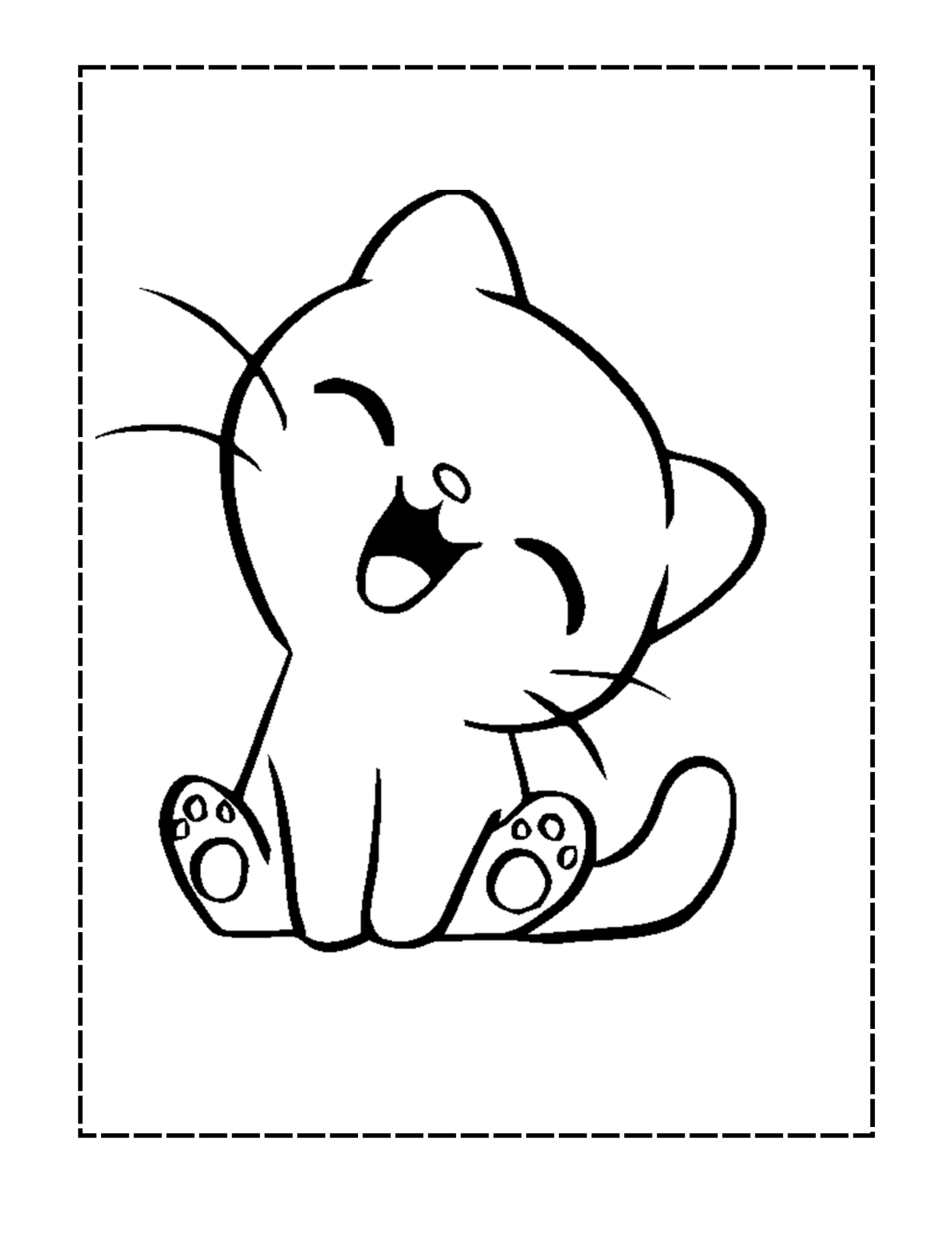 cute kitty coloring pages cute kitty coloring pages