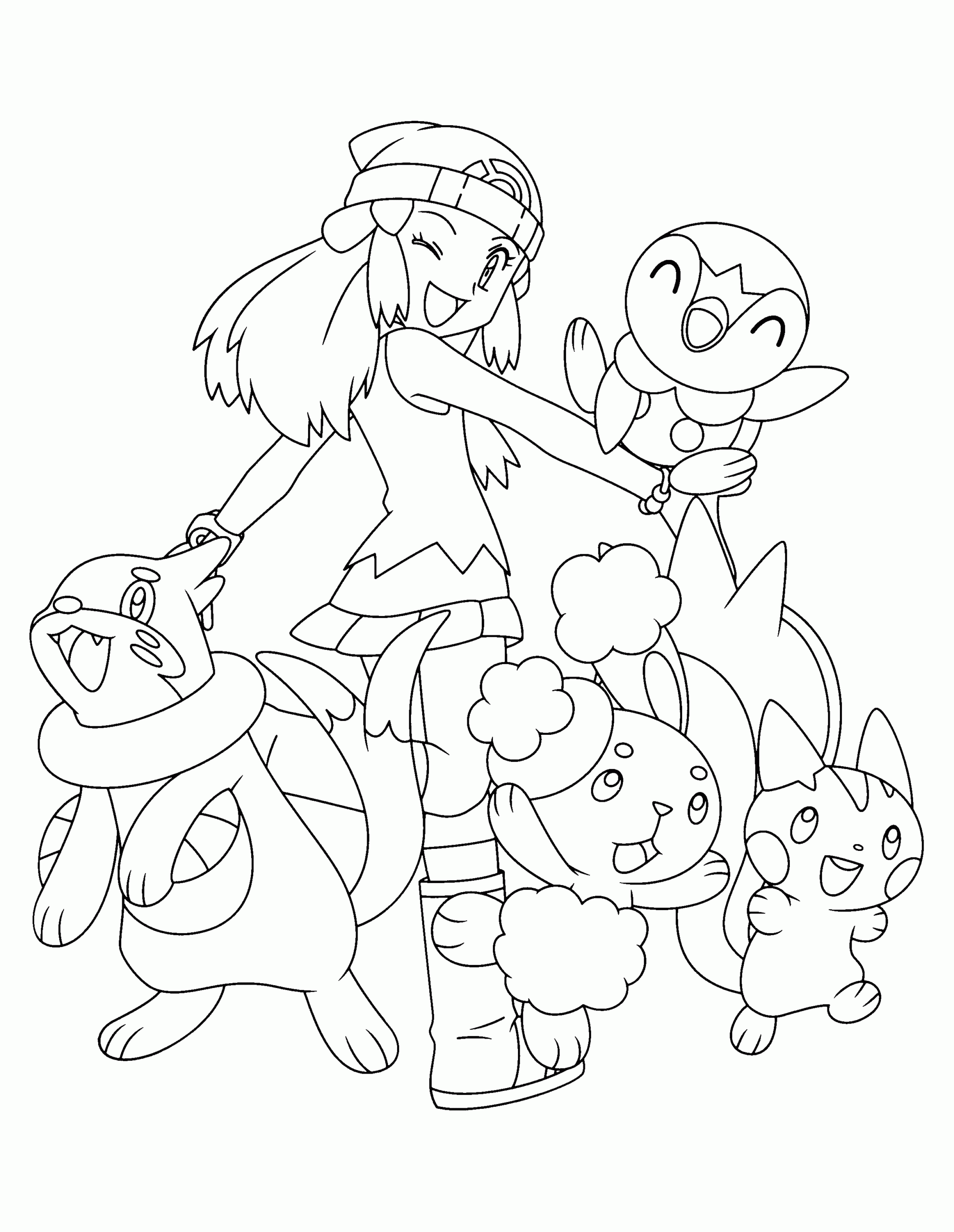 Coloring Page Pokemon Coloring Pages 227