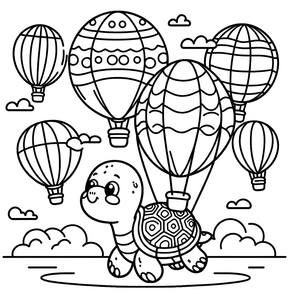 air balloon coloring page air balloon coloring page