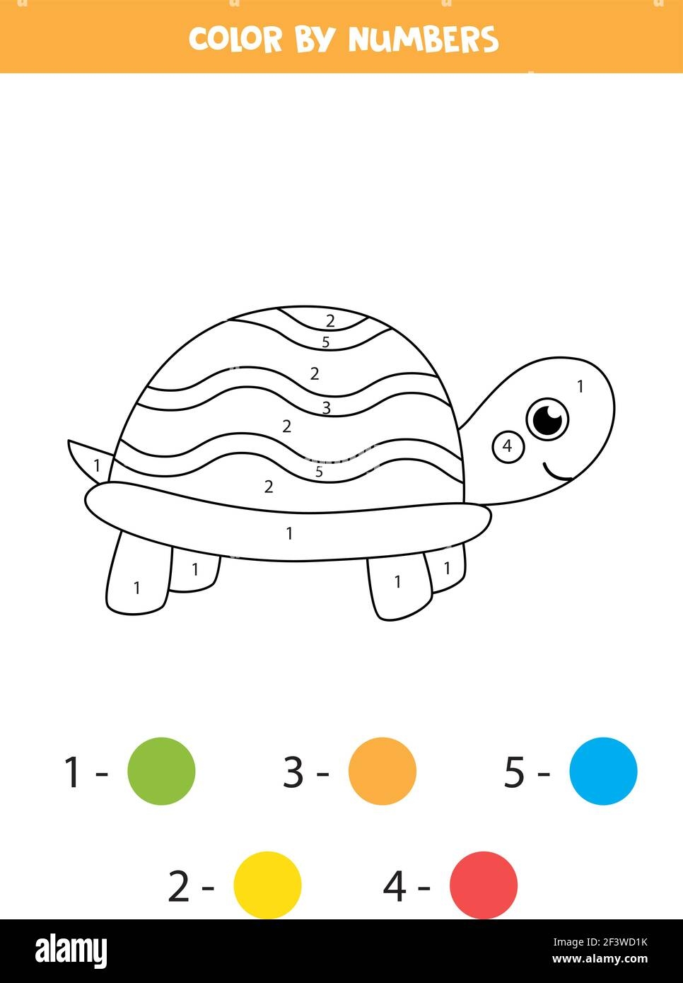 Coloring Page With Cute Turtle Color By Numbers Math Game For Kids Stock Vector Image Art Alamy Coloring Page With Cute Turtle Color By Numbers Math Game For Kids Stock Vector Image Art Alamy