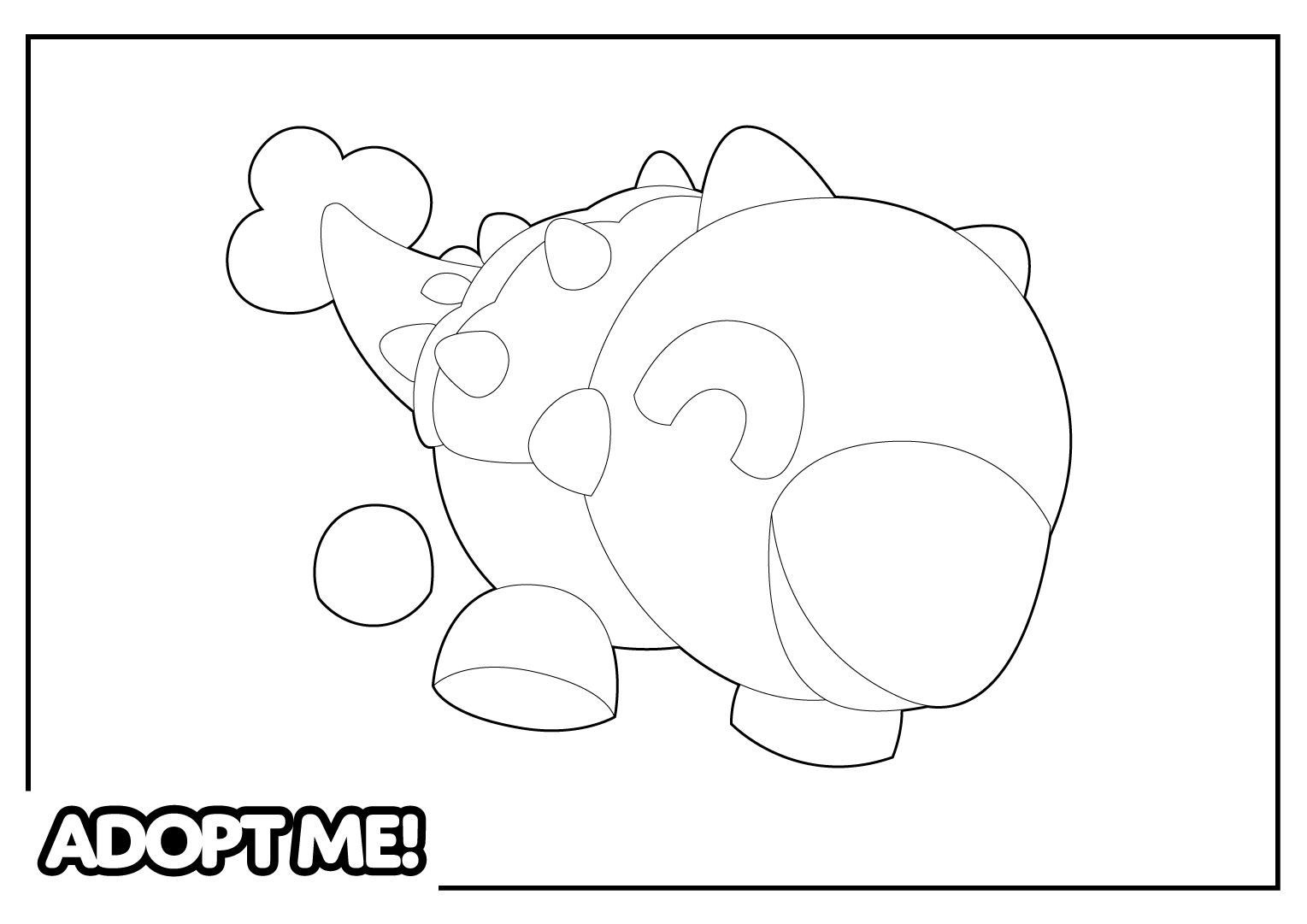 Coloring Pages Adopt Me 