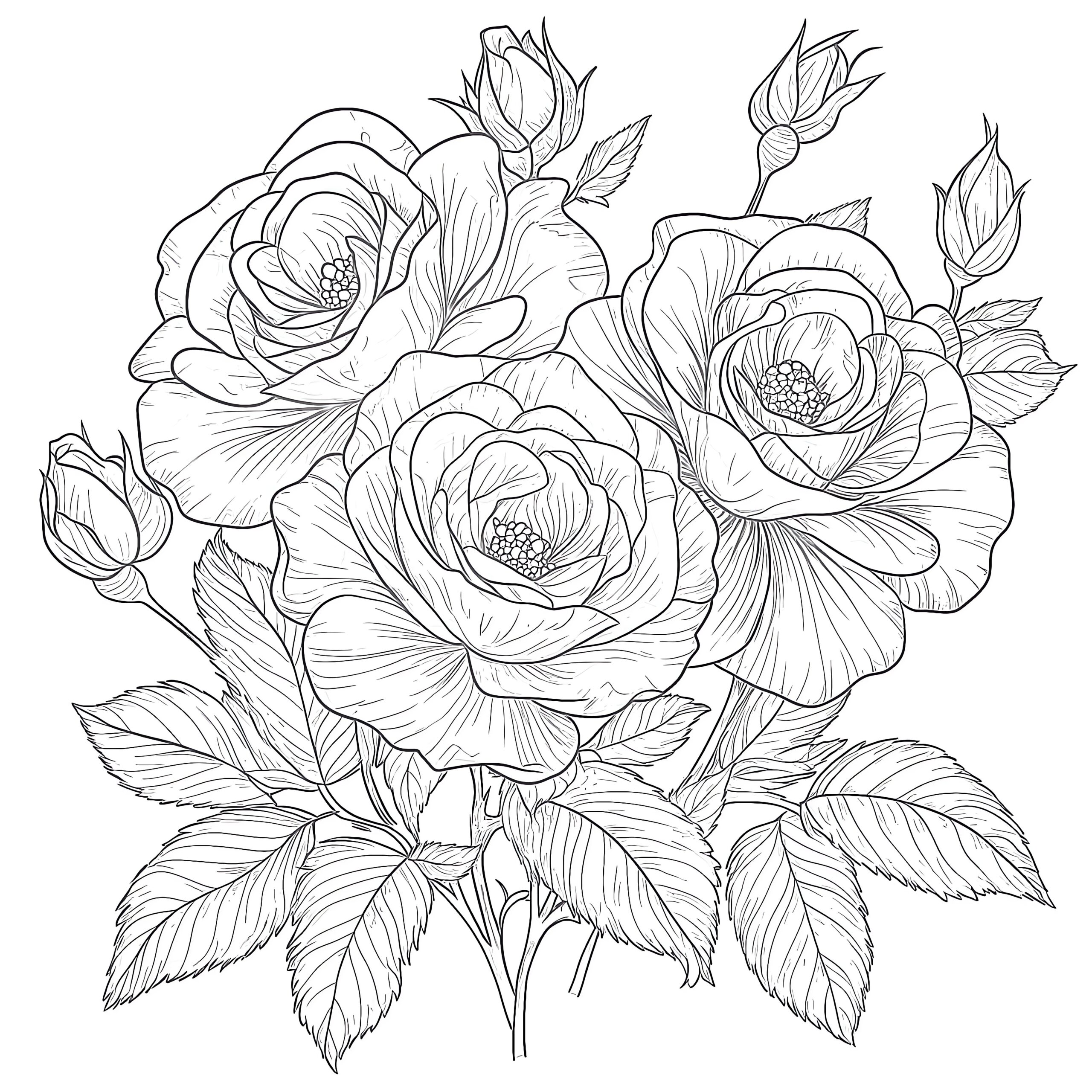 Coloring Pages Roses Flowers Coloring Pages Mimi Panda Coloring Pages Roses Flowers Coloring Pages Mimi Panda