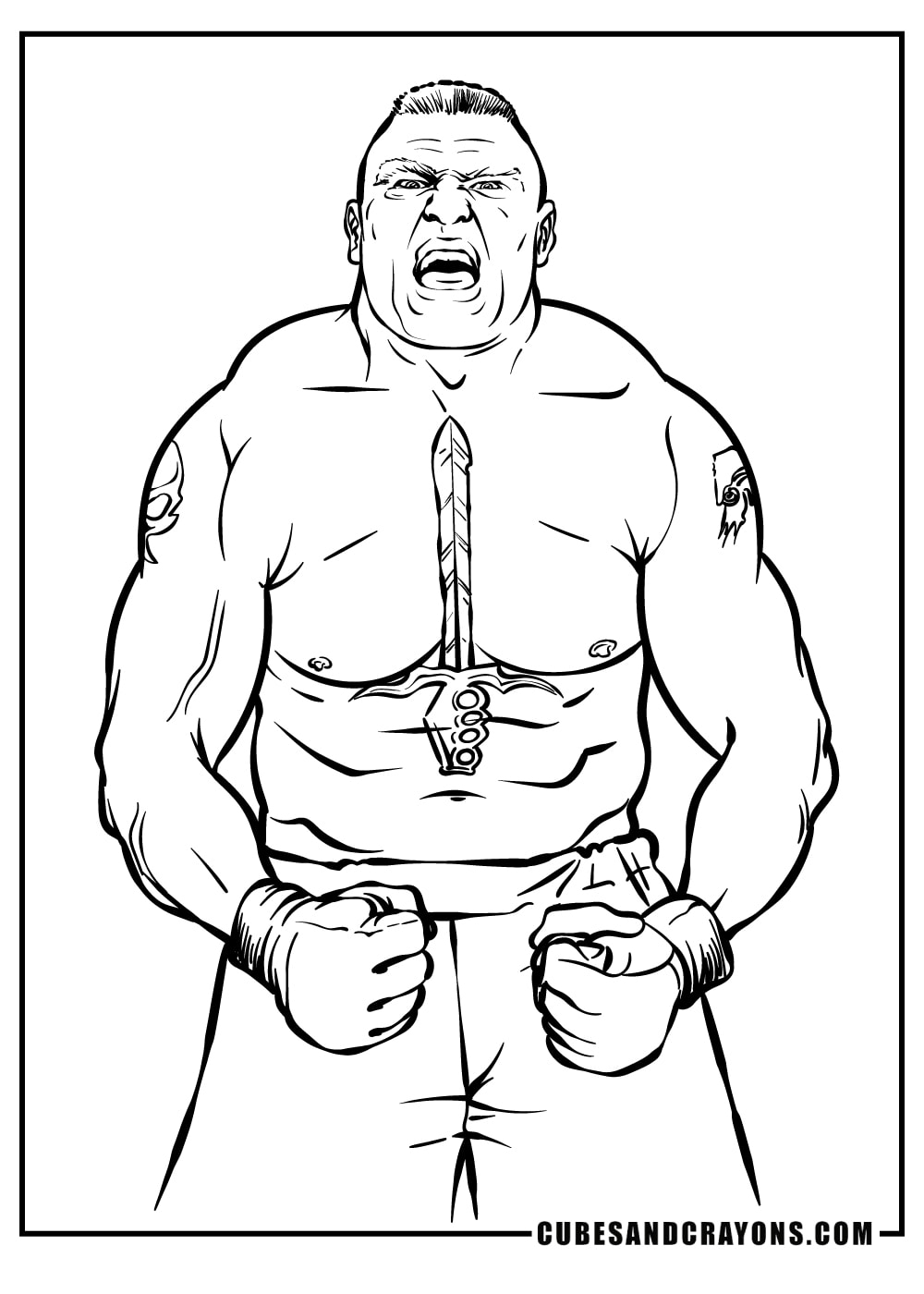 Coloring Pages The Official Wrestling Museum