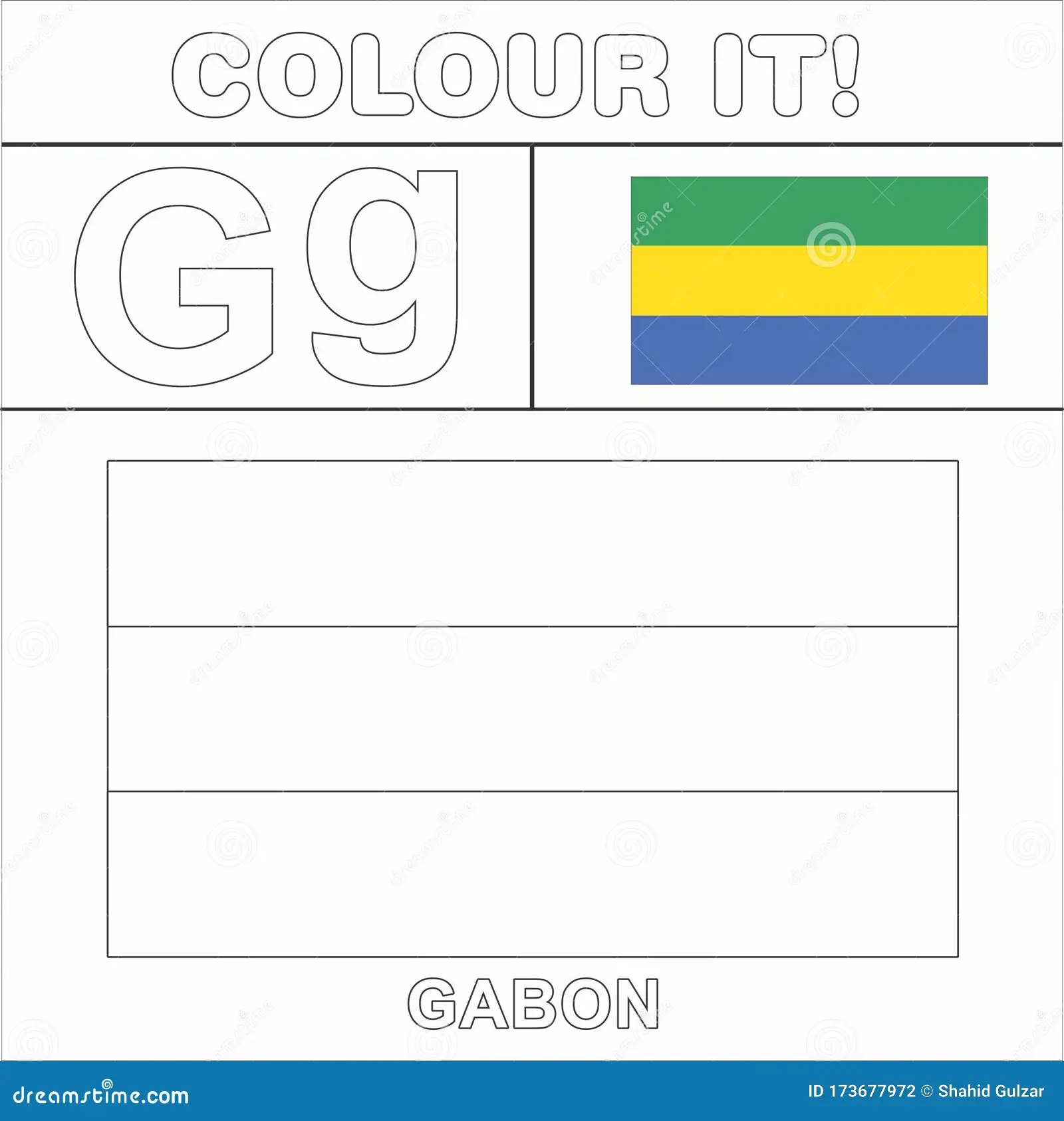 Colour It Kids Colouring Page Country Starting From English Letter G Gabon How To Color Flag Stock Illustration Illustration Of Colour Country 173677972 Colour It Kids Colouring Page Country Starting From English Letter G Gabon How To Color Flag Stock Illustration Illustration Of Colour Country 173677972