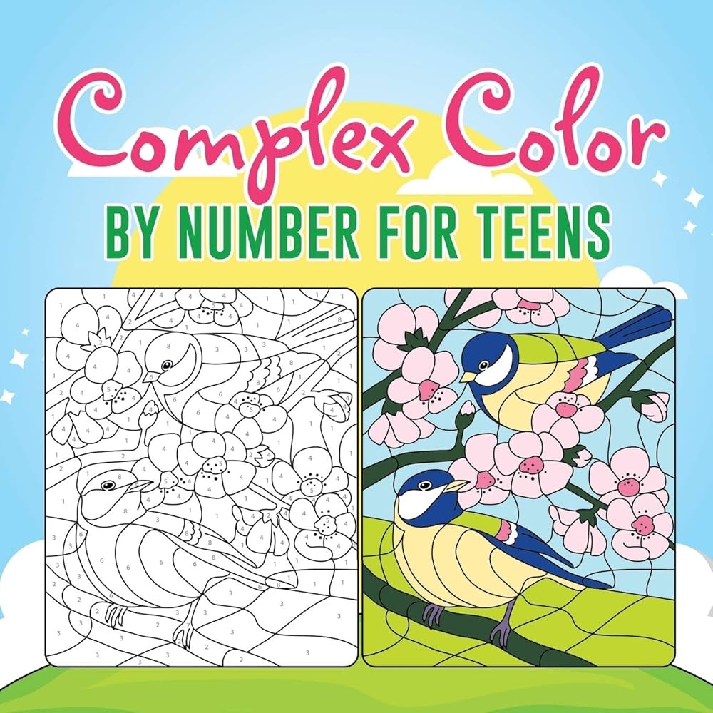 Complex Color By Number For Teens Educando Kids 9781645216650 Amazon Books Complex Color By Number For Teens Educando Kids 9781645216650 Amazon Books