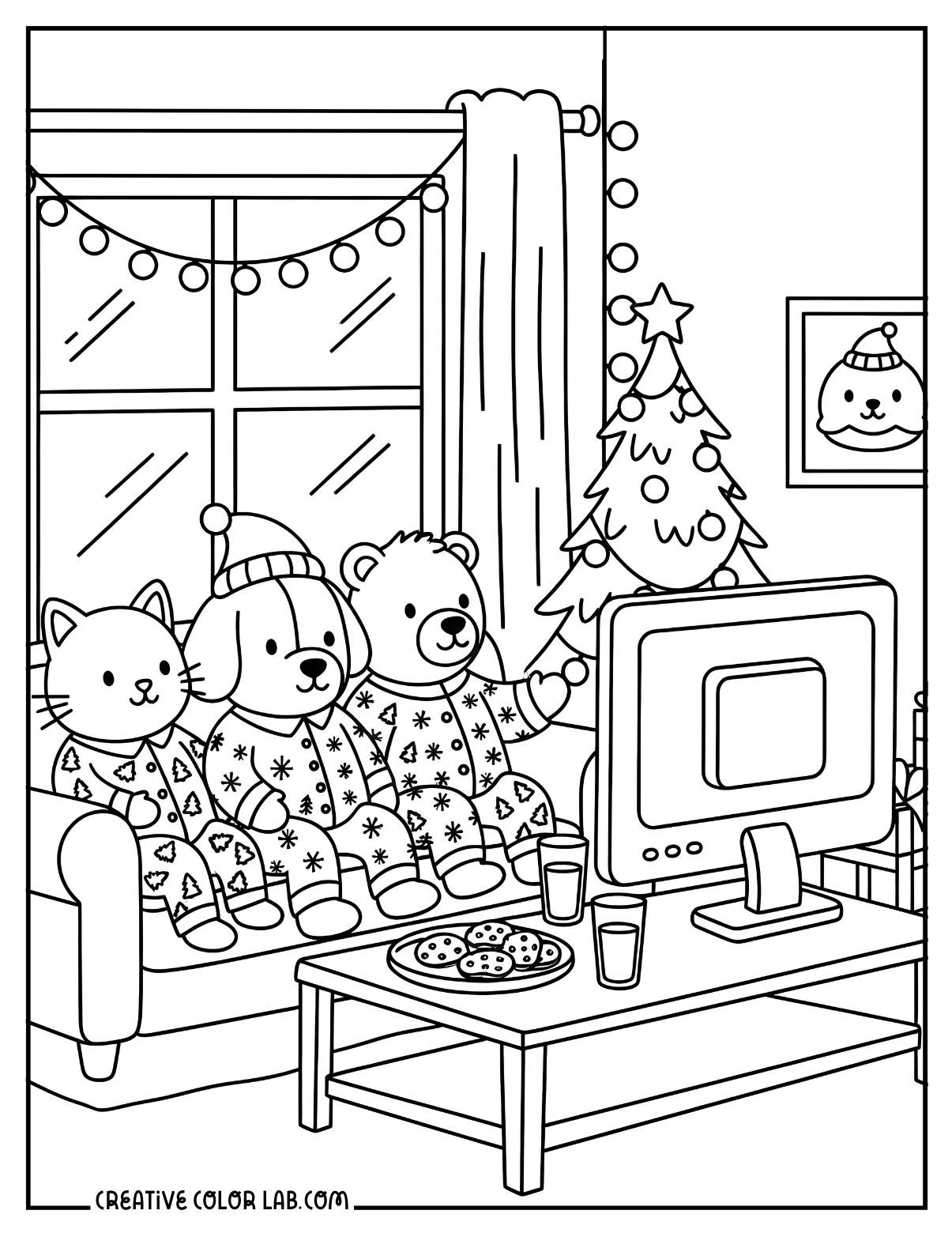 Cozy Coloring Pages PDFs To Color