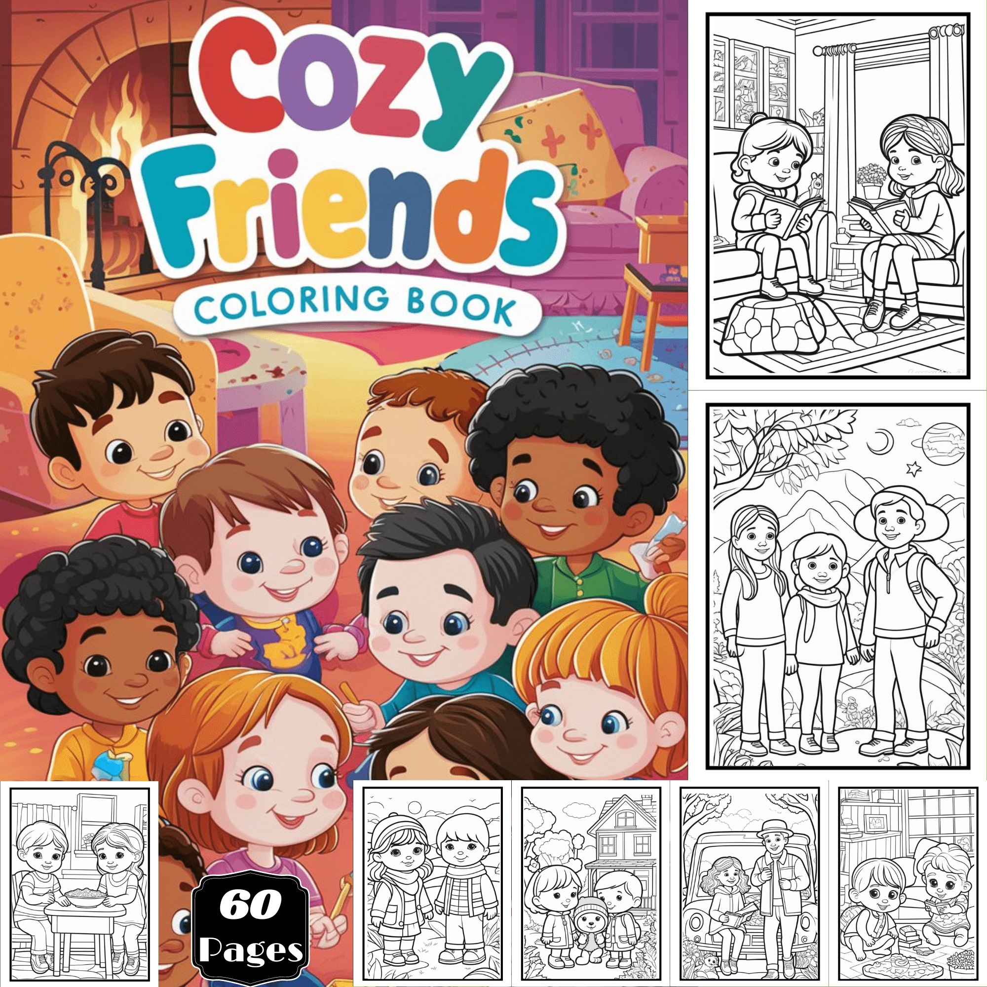Cozy Friends Coloring Pages For Kids Friendship Day Coloring Pages For Kids Made By Teachers