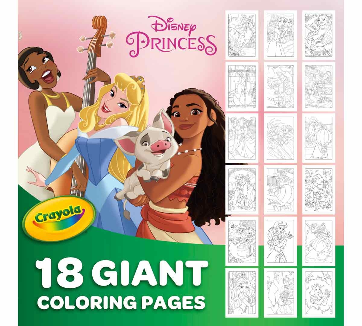 Crayola Giant Disney Princess Coloring Pages
