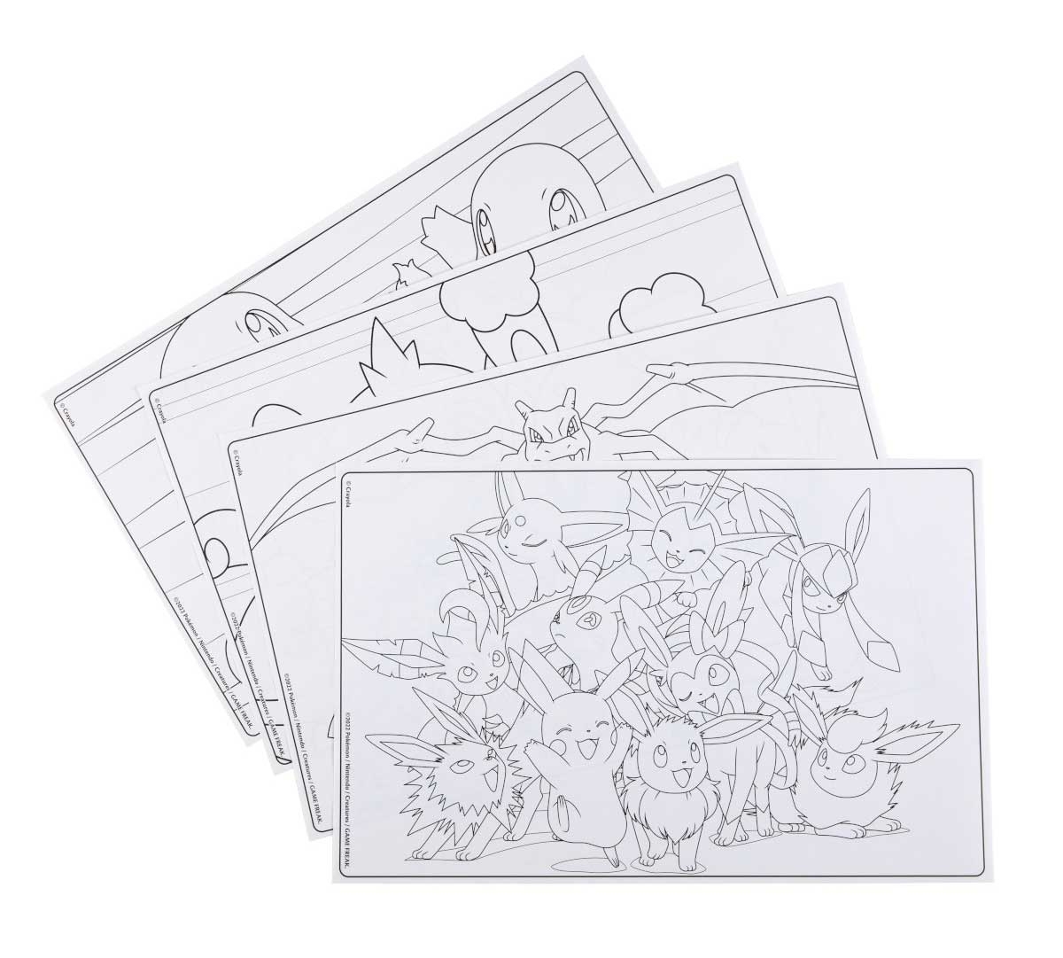 Crayola Giant Pokemon Coloring Pages 18 Pages