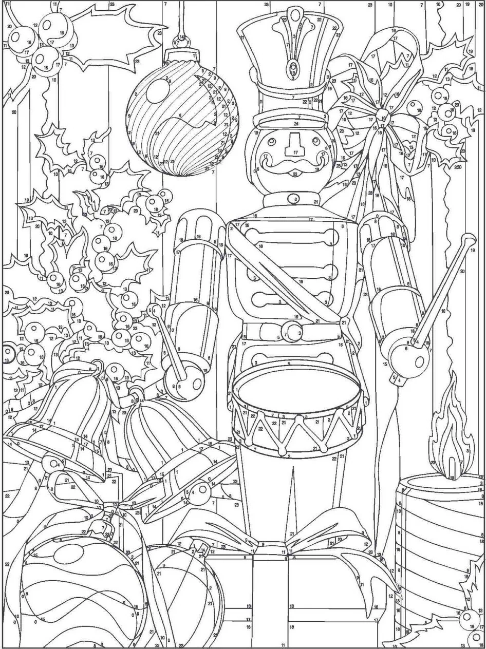 Creative Haven Christmas Color By Number Stevenson s Toys Games Creative Haven Christmas Color By Number Stevenson s Toys Games