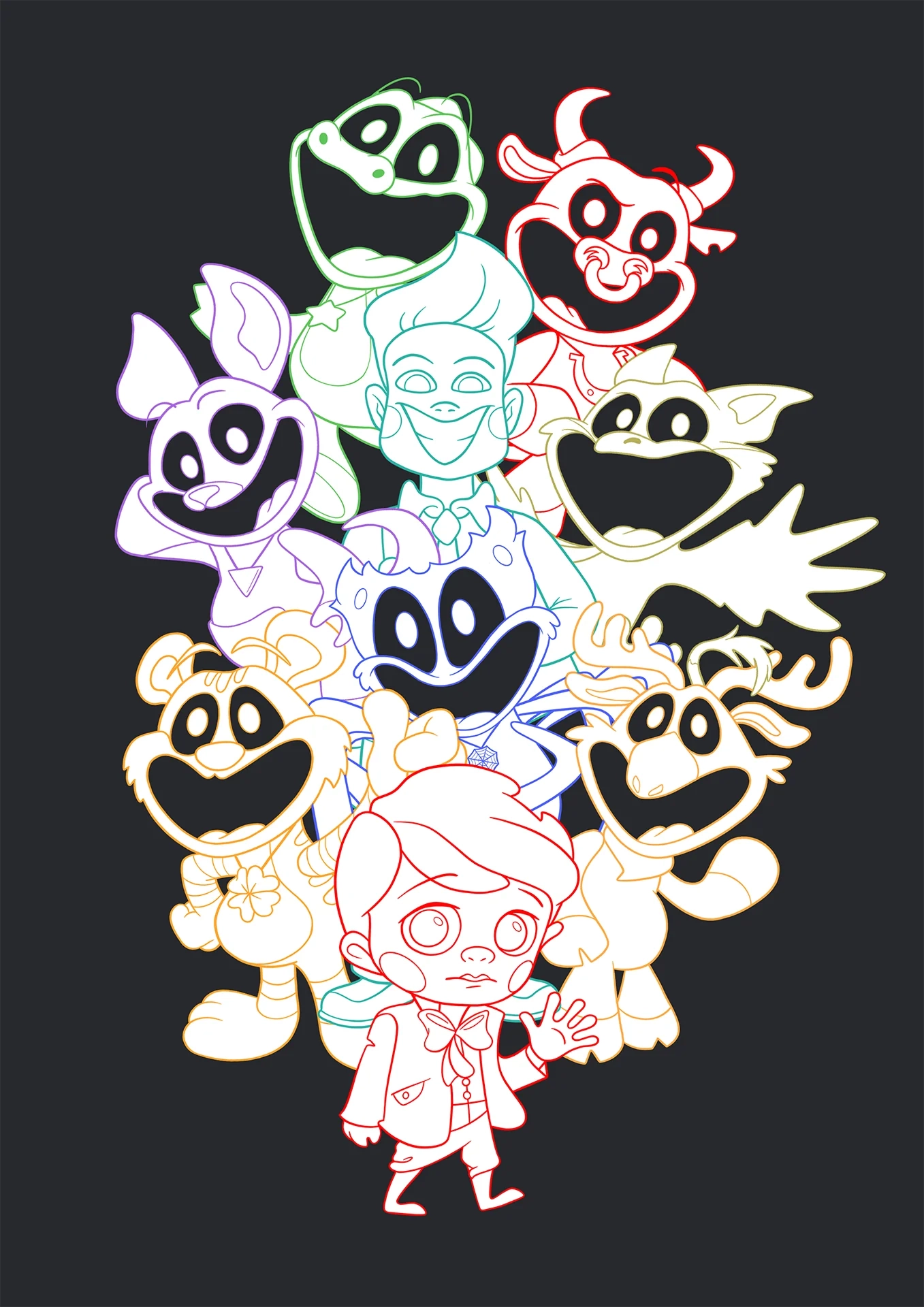 poppy playtime chapter 4 coloring pages poppy playtime chapter 4 coloring pages