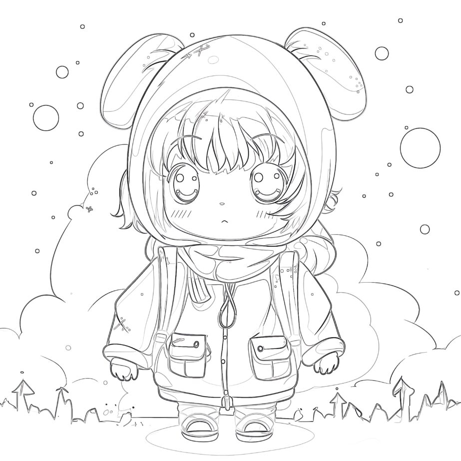 anime cute coloring pages anime cute coloring pages