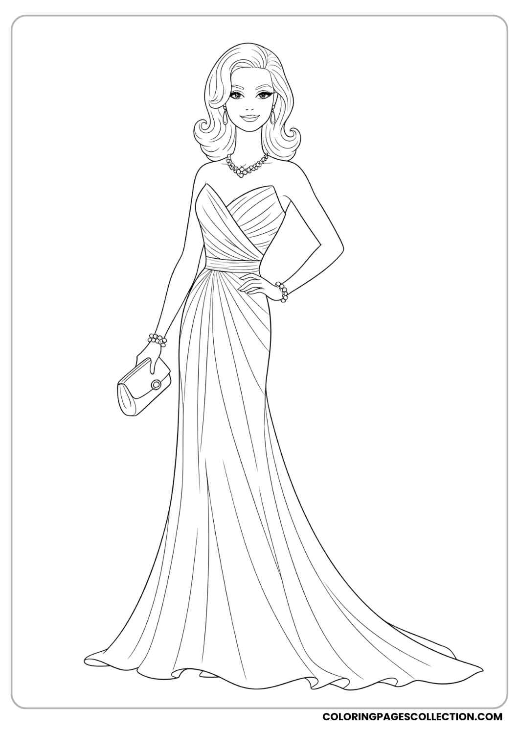 barbie colouring in pages free barbie colouring in pages free