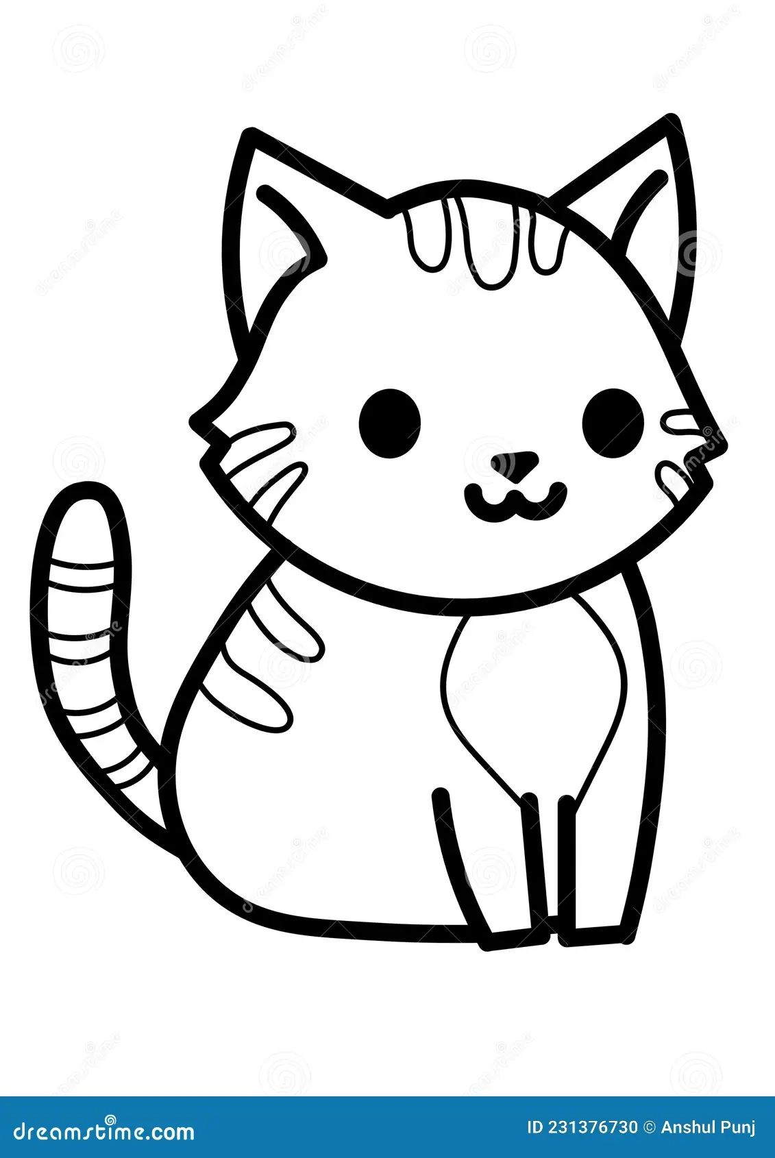 Cute Cartoon Cat Colouring Page Coloring Book Stock Illustration Illustration Of Font Brand 231376730 Cute Cartoon Cat Colouring Page Coloring Book Stock Illustration Illustration Of Font Brand 231376730