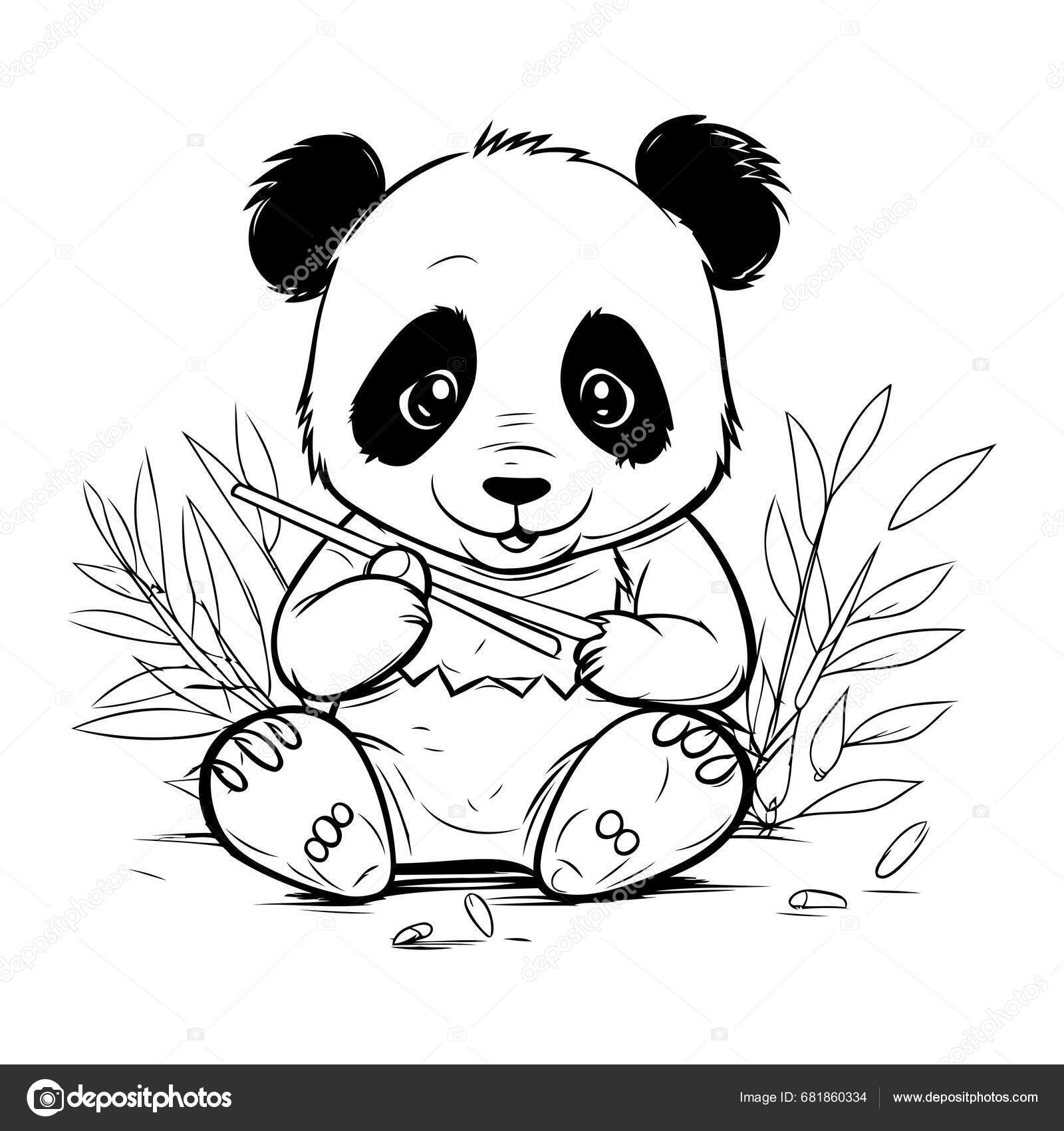 panda bear coloring page panda bear coloring page