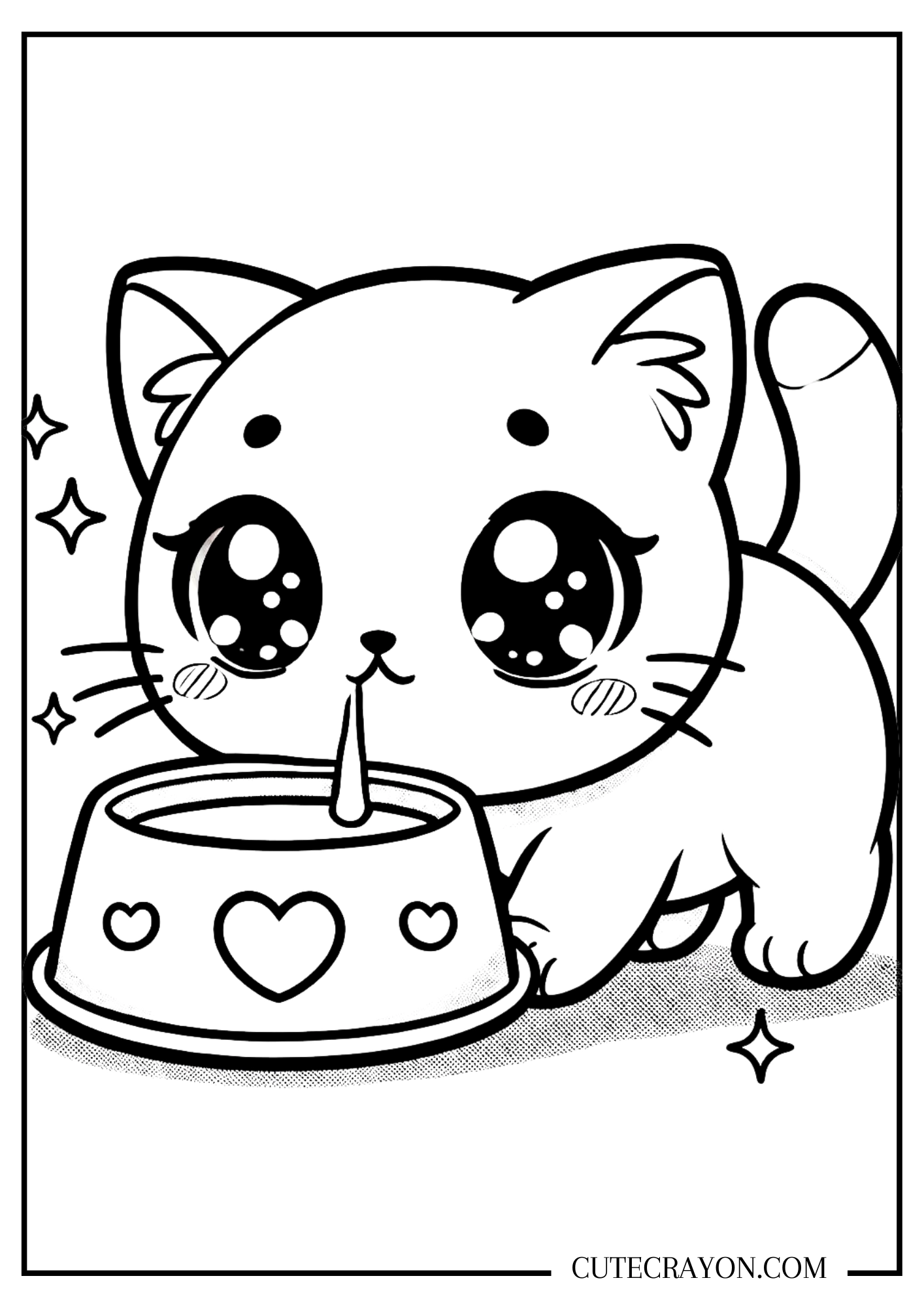 Cute Cat Coloring Pages They Are FREE And OMG Really CUTE Cute Cat Coloring Pages They Are FREE And OMG Really CUTE