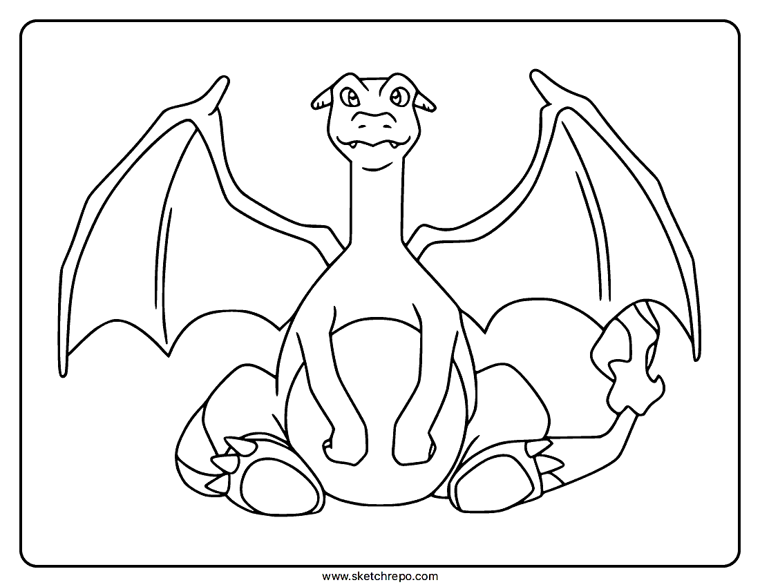 Cute Charizard Coloring Page Sketch Repo Cute Charizard Coloring Page Sketch Repo