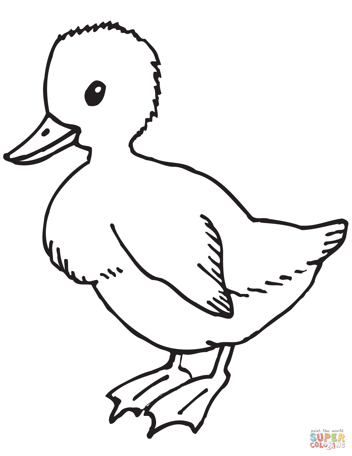 duckling pictures to color