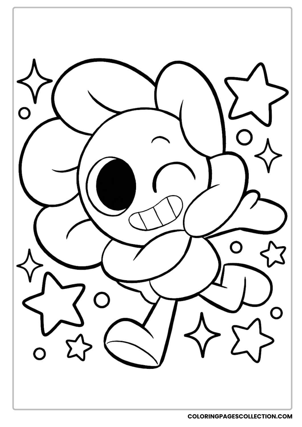 dandy's world coloring pages