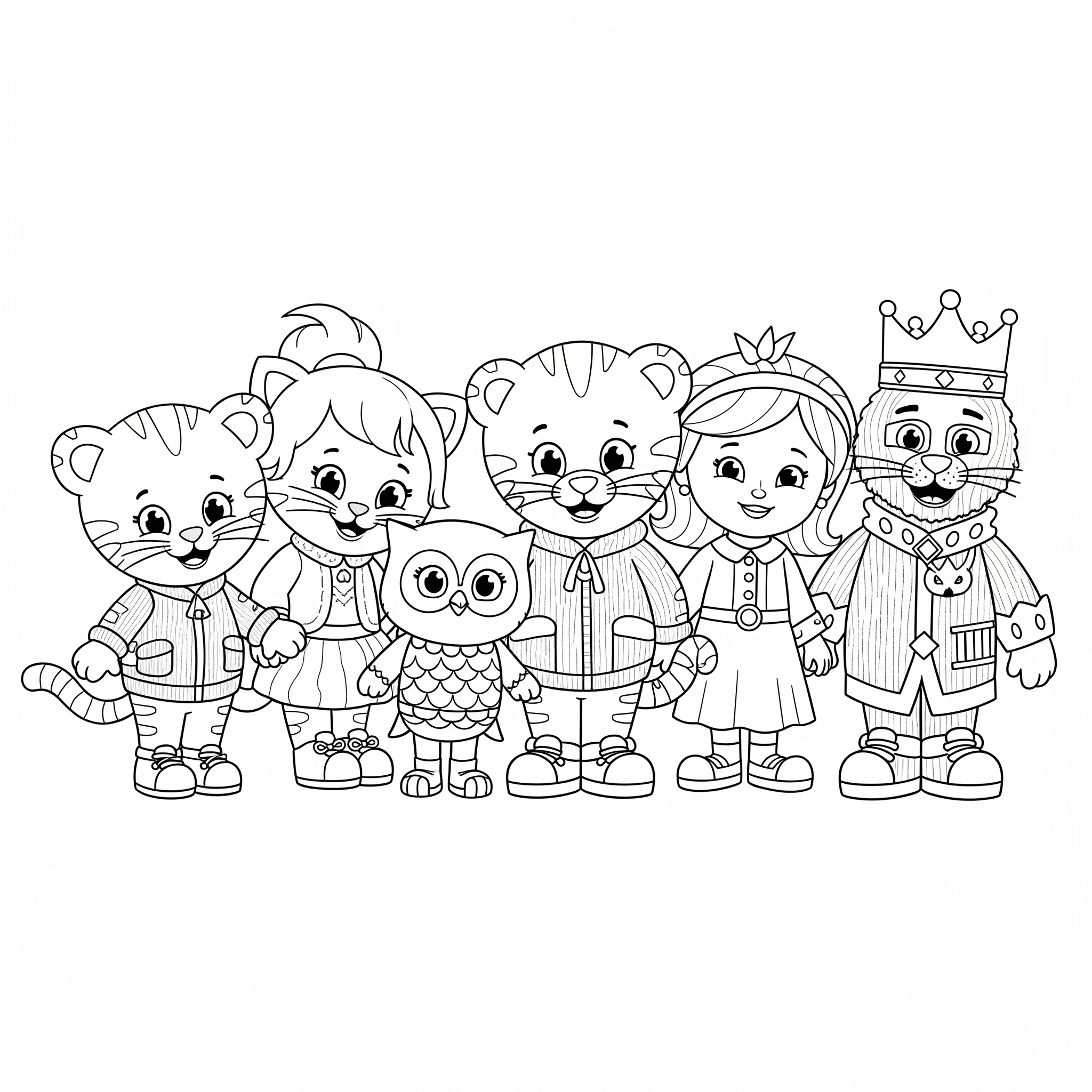 daniel tiger coloring pages