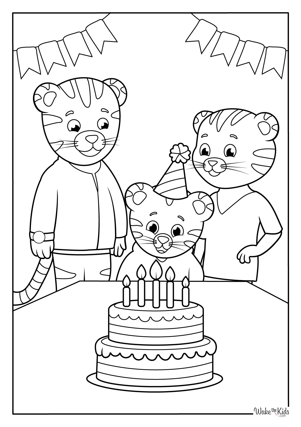 Daniel Tiger s Neighborhood Coloring Pages Free Printable PDFs WakeTheKids