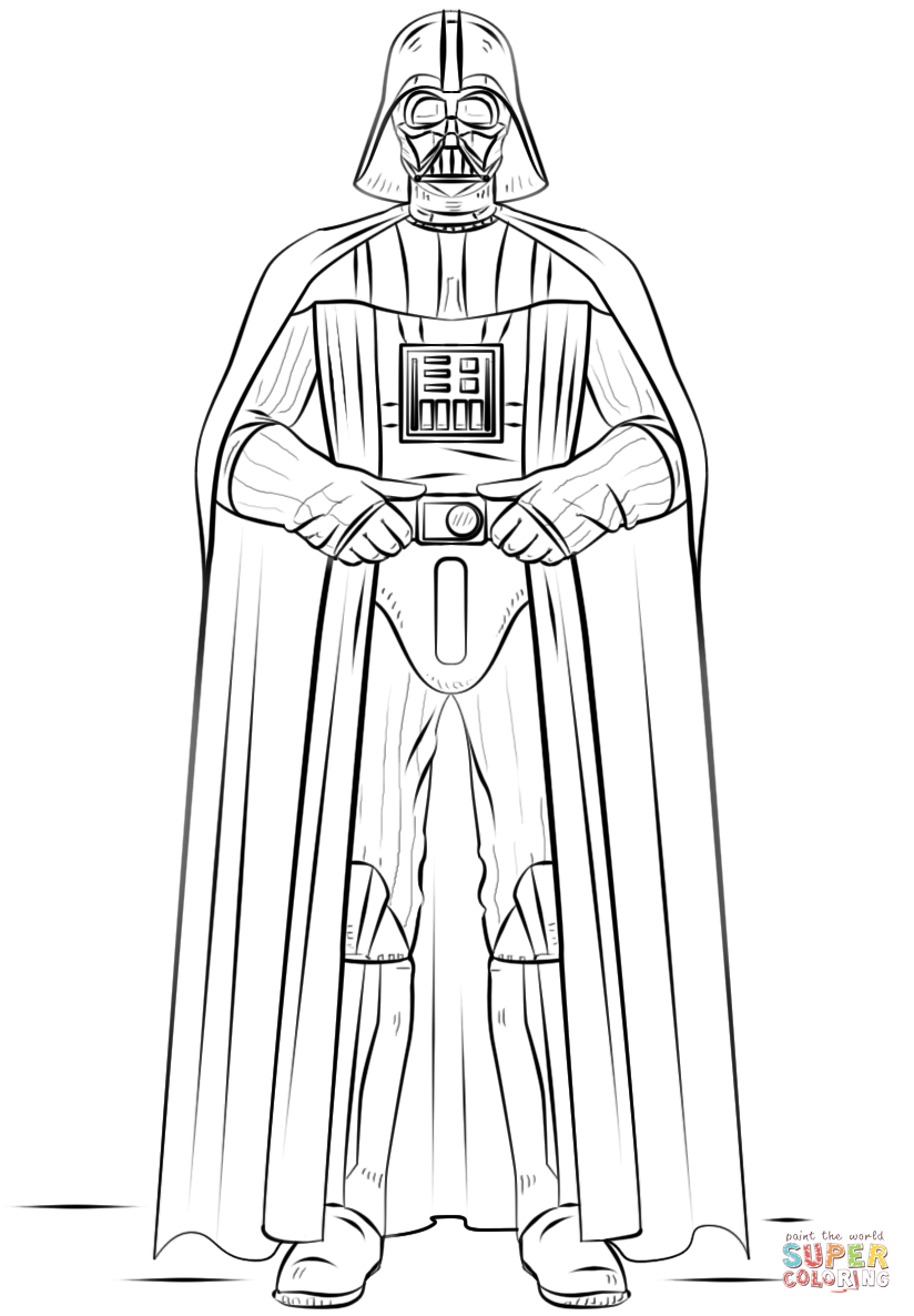 Darth Vader Coloring Page Free Printable Darth Vader Coloring Page Free Printable