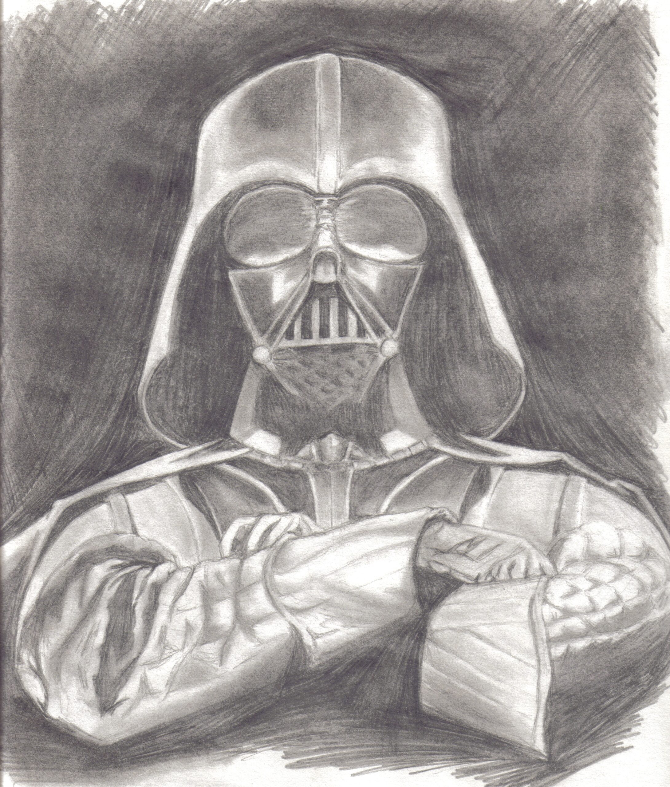Darth Vader Pencil Drawing How To Draw Darth Vader In Graphite