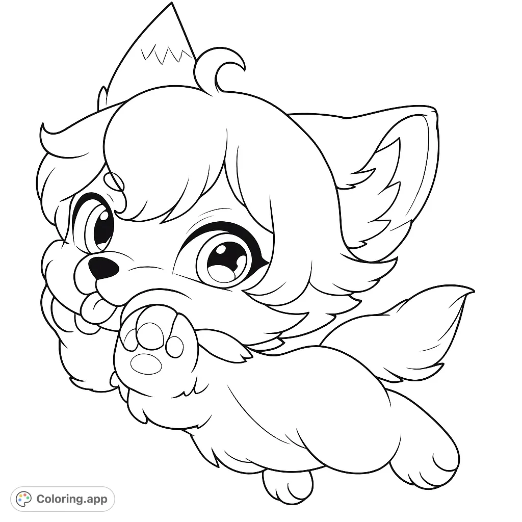 Detailed Dash s Chibi Coloring Pages Coloring app